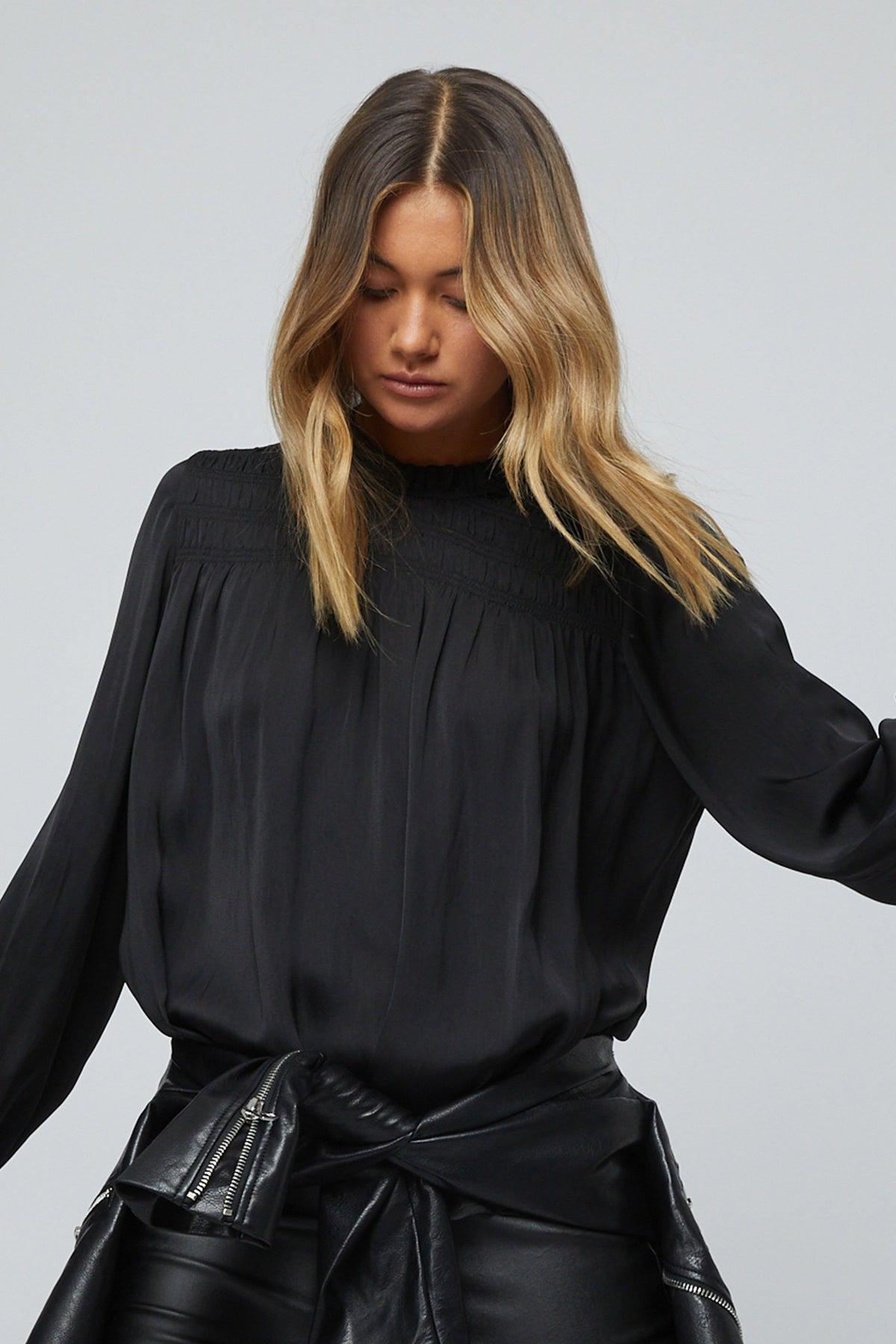 [TEST] Emilia Shirred Detail Blouse