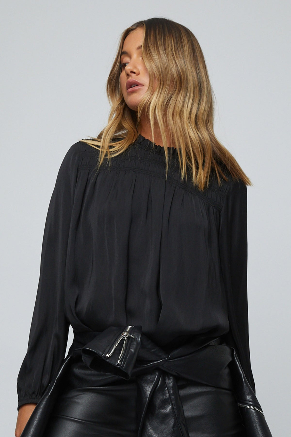 [TEST] Emilia Shirred Detail Blouse