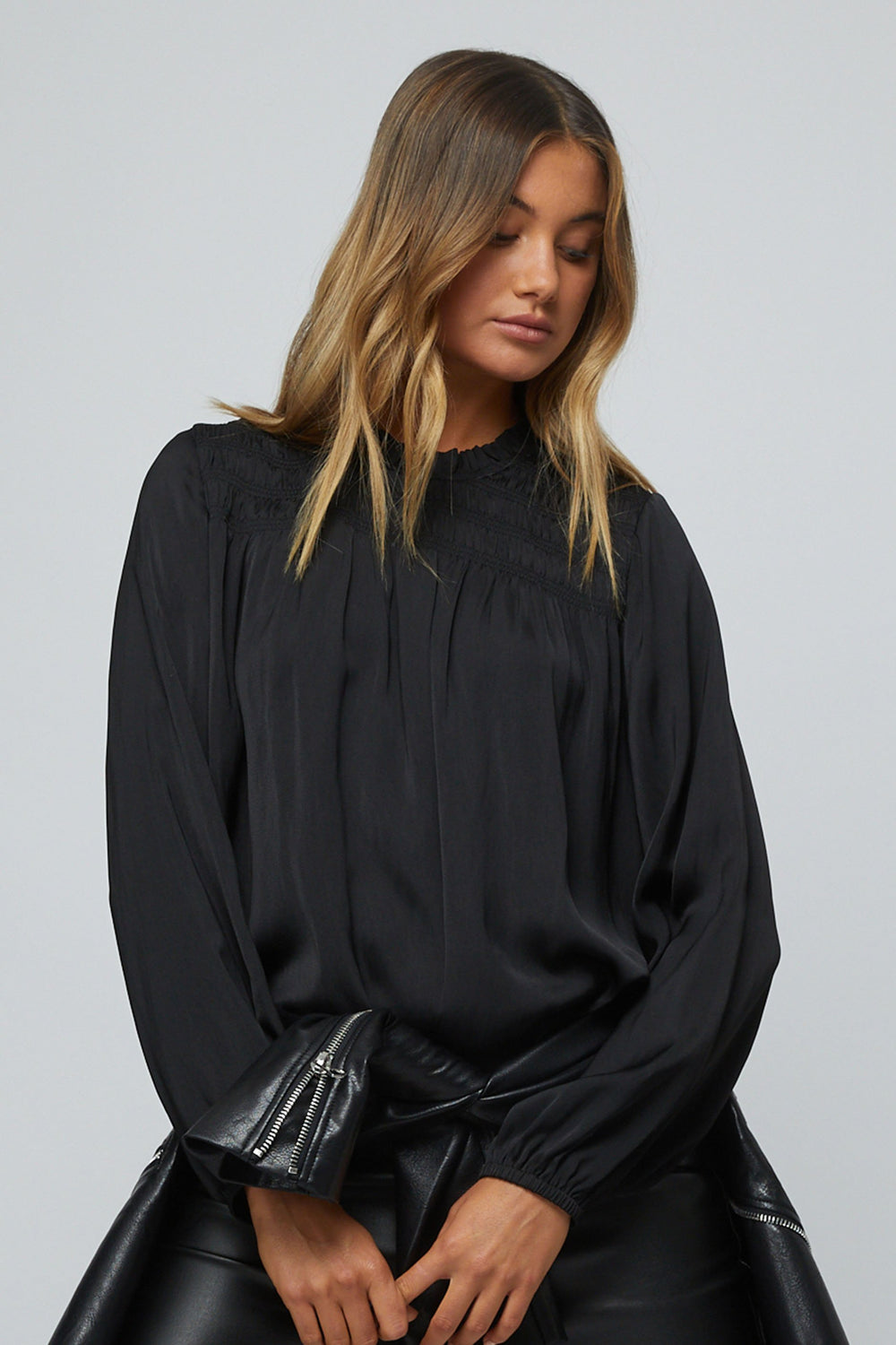 [TEST] Emilia Shirred Detail Blouse
