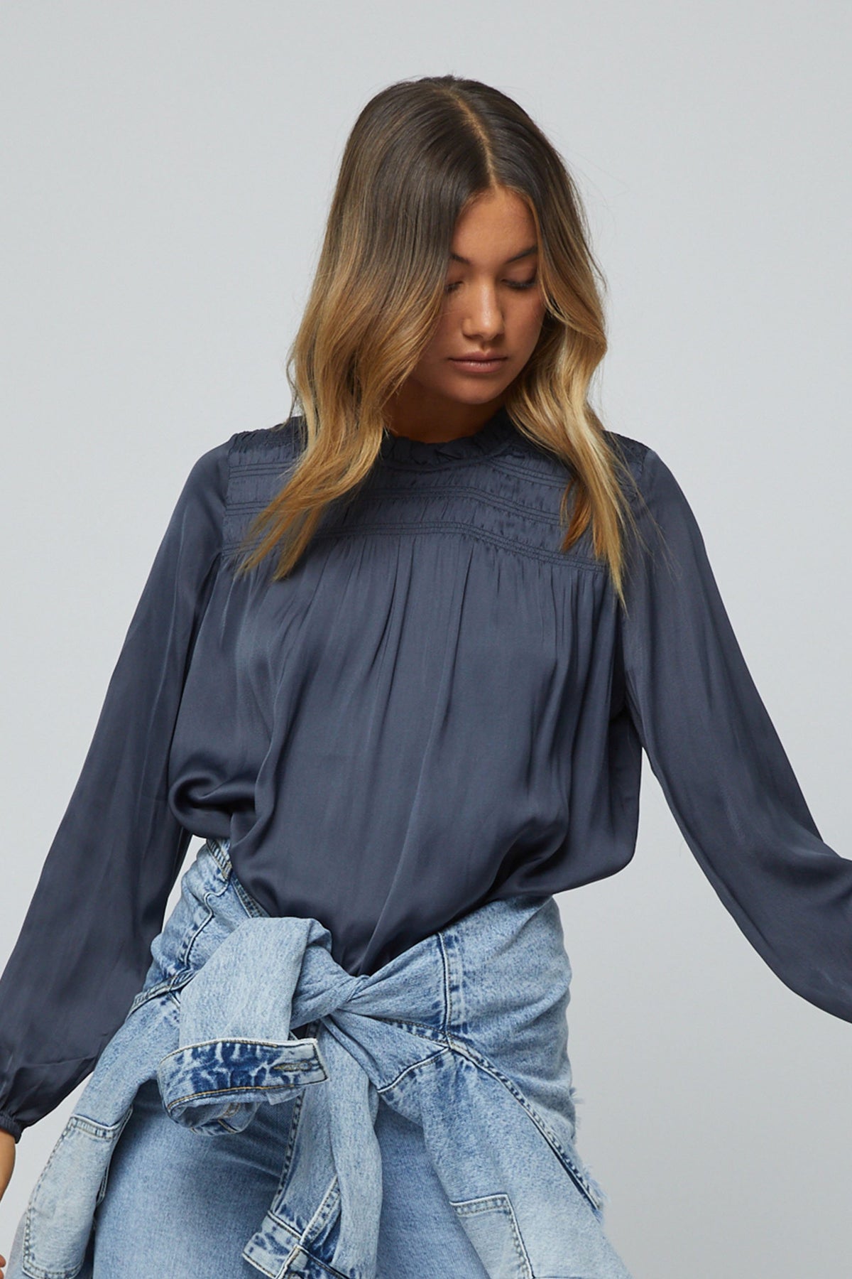 [TEST] Emilia Shirred Detail Blouse