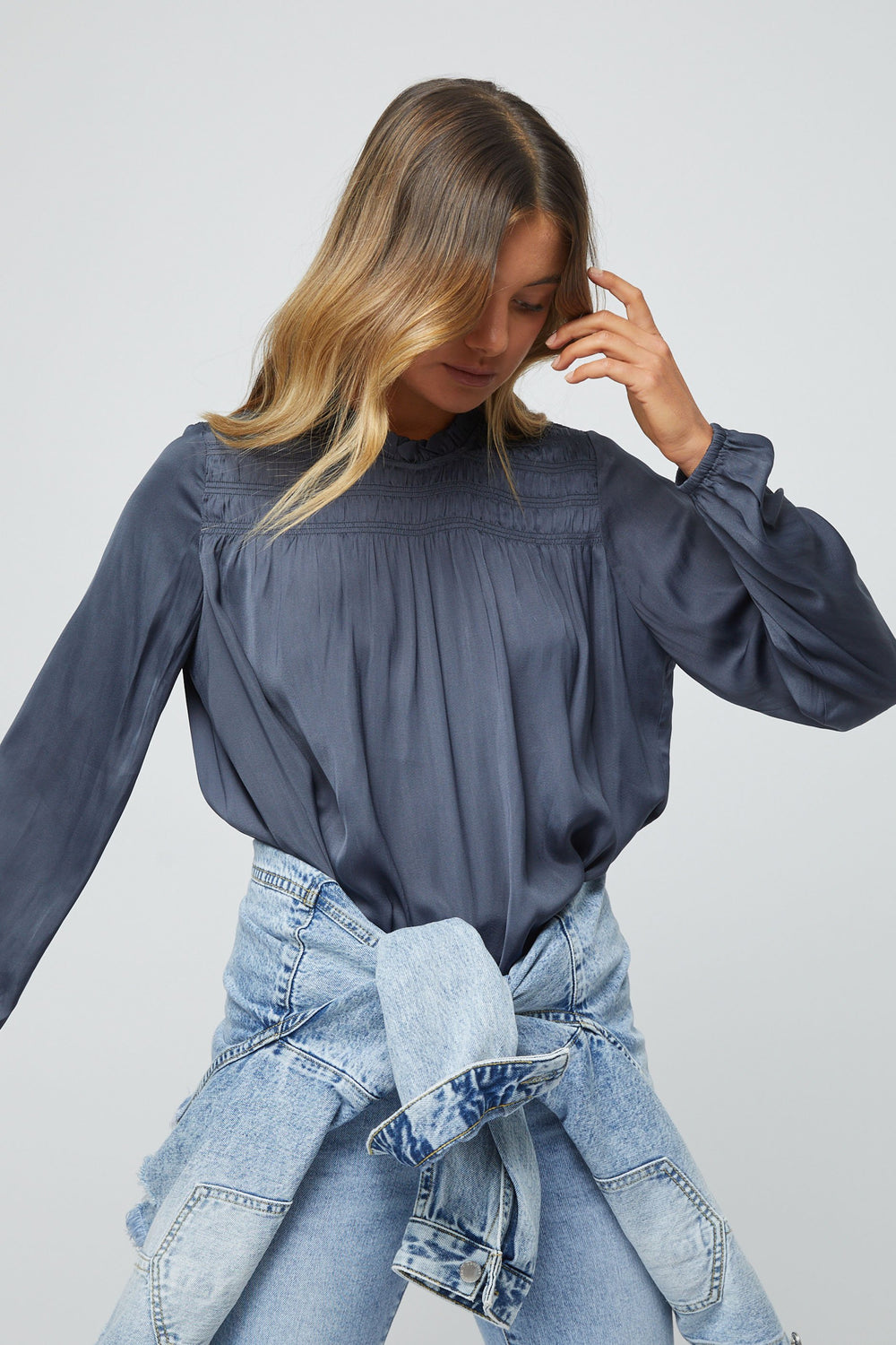 [TEST] Emilia Shirred Detail Blouse