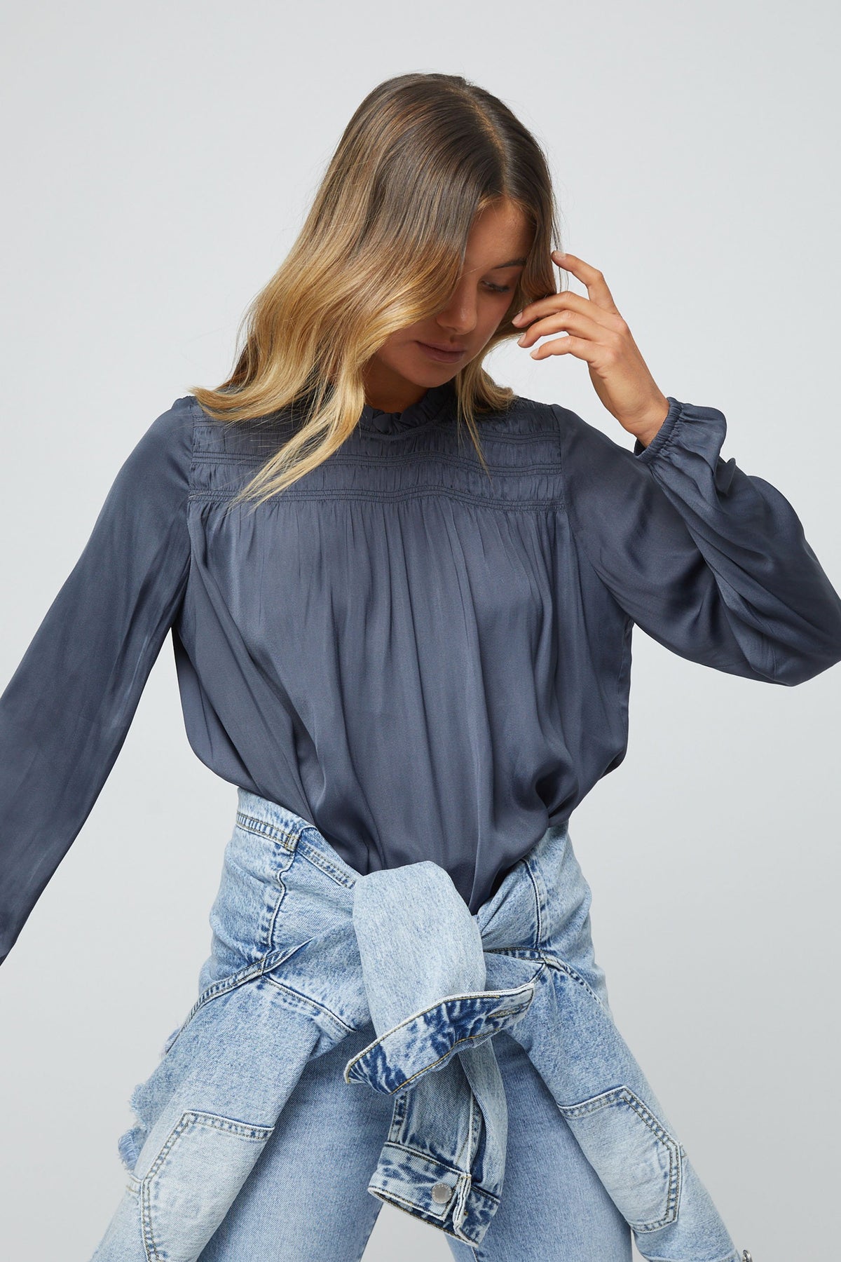 [TEST] Emilia Shirred Detail Blouse