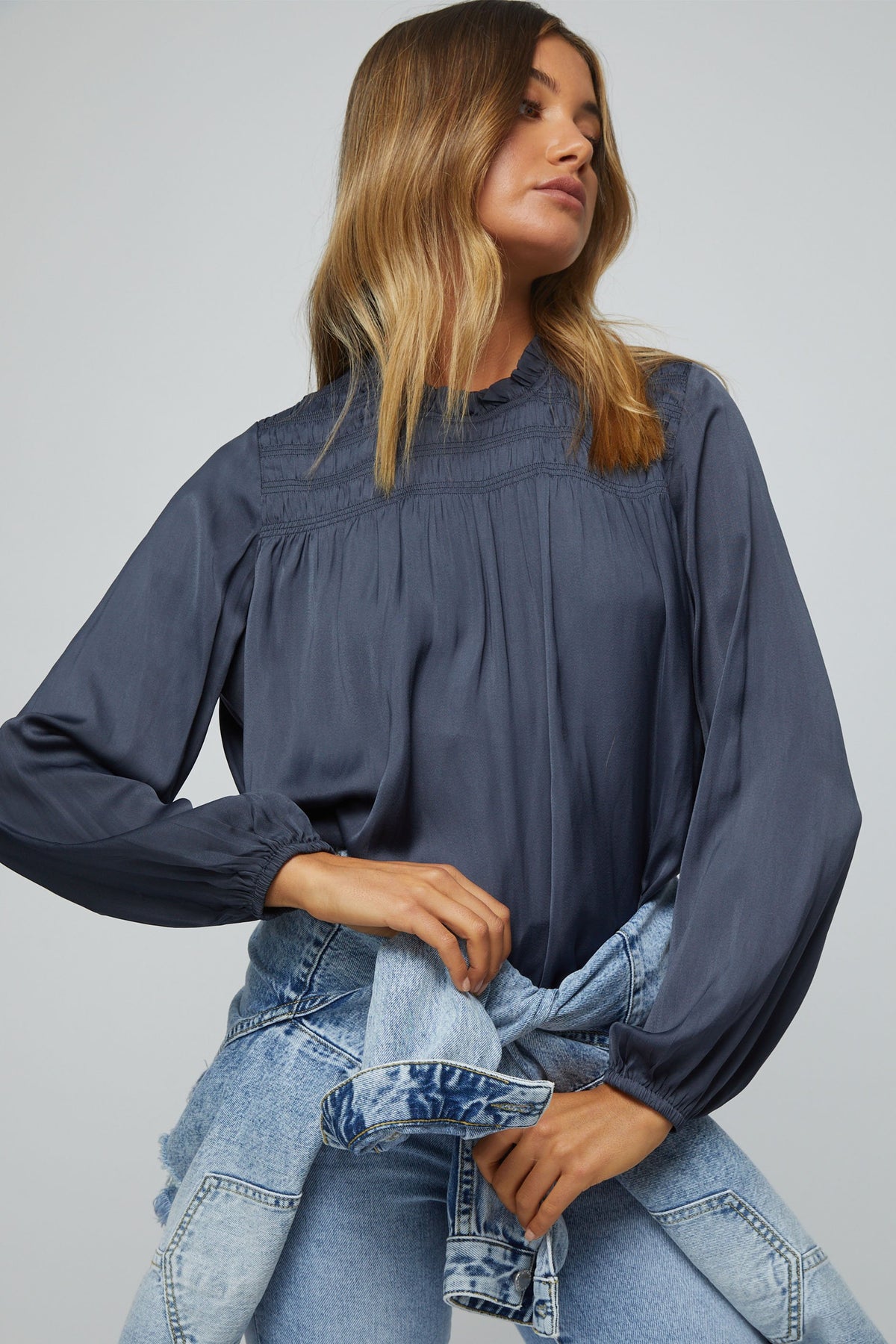 [TEST] Emilia Shirred Detail Blouse