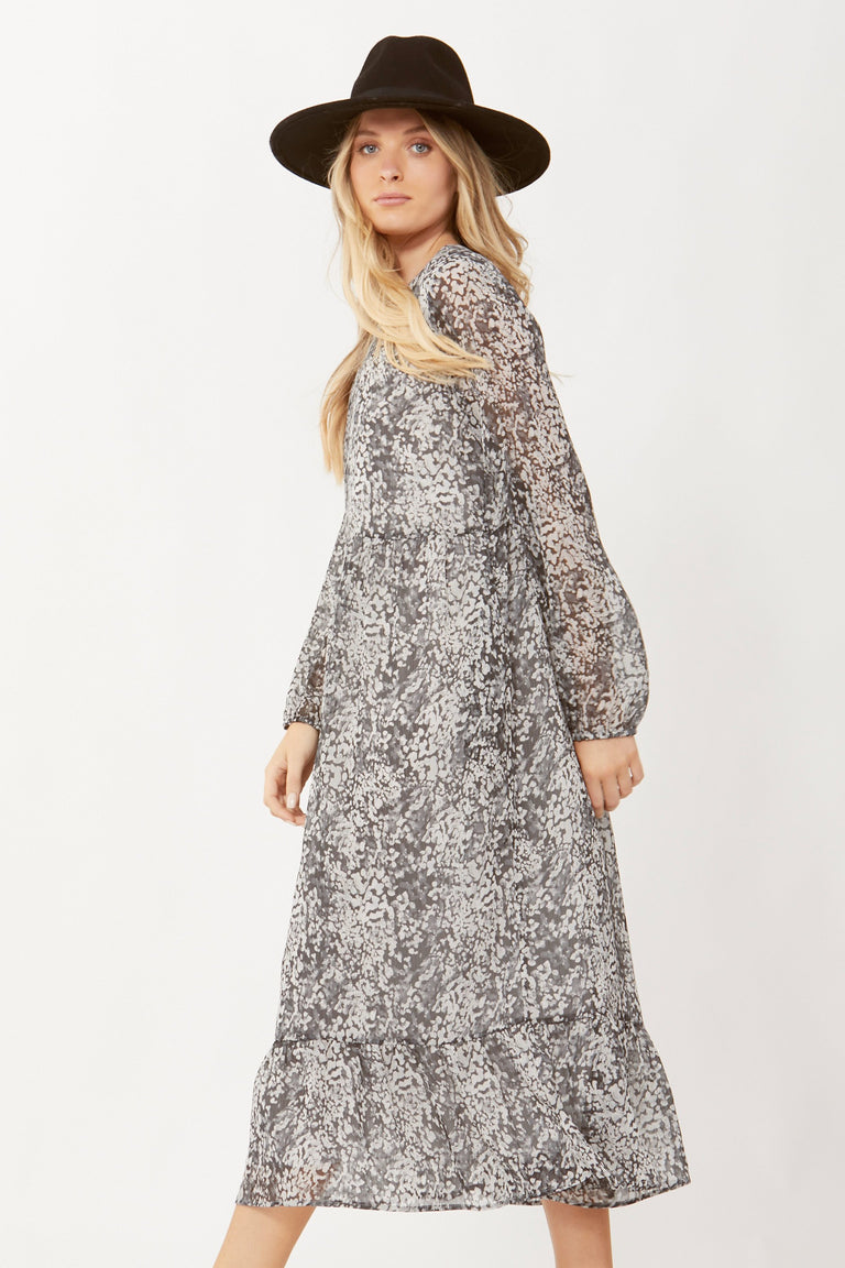 [TEST] Alana Puff Sleeve Midi Dress