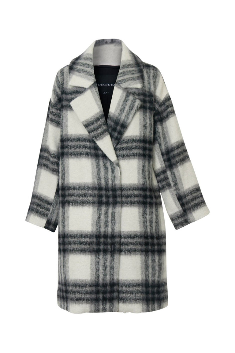 [TEST] Rani Check Car Coat