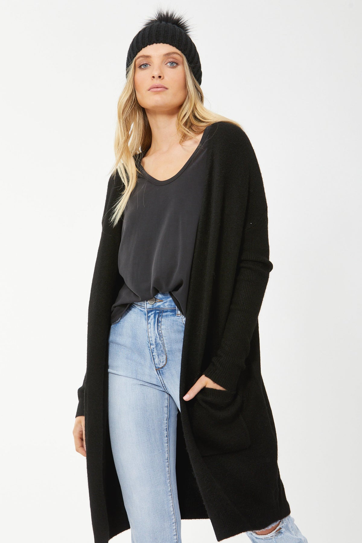 [TEST] Eden Rib Sleeve Cardi
