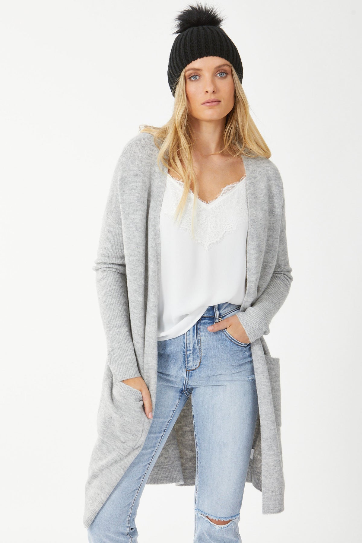 [TEST] Eden Rib Sleeve Cardi