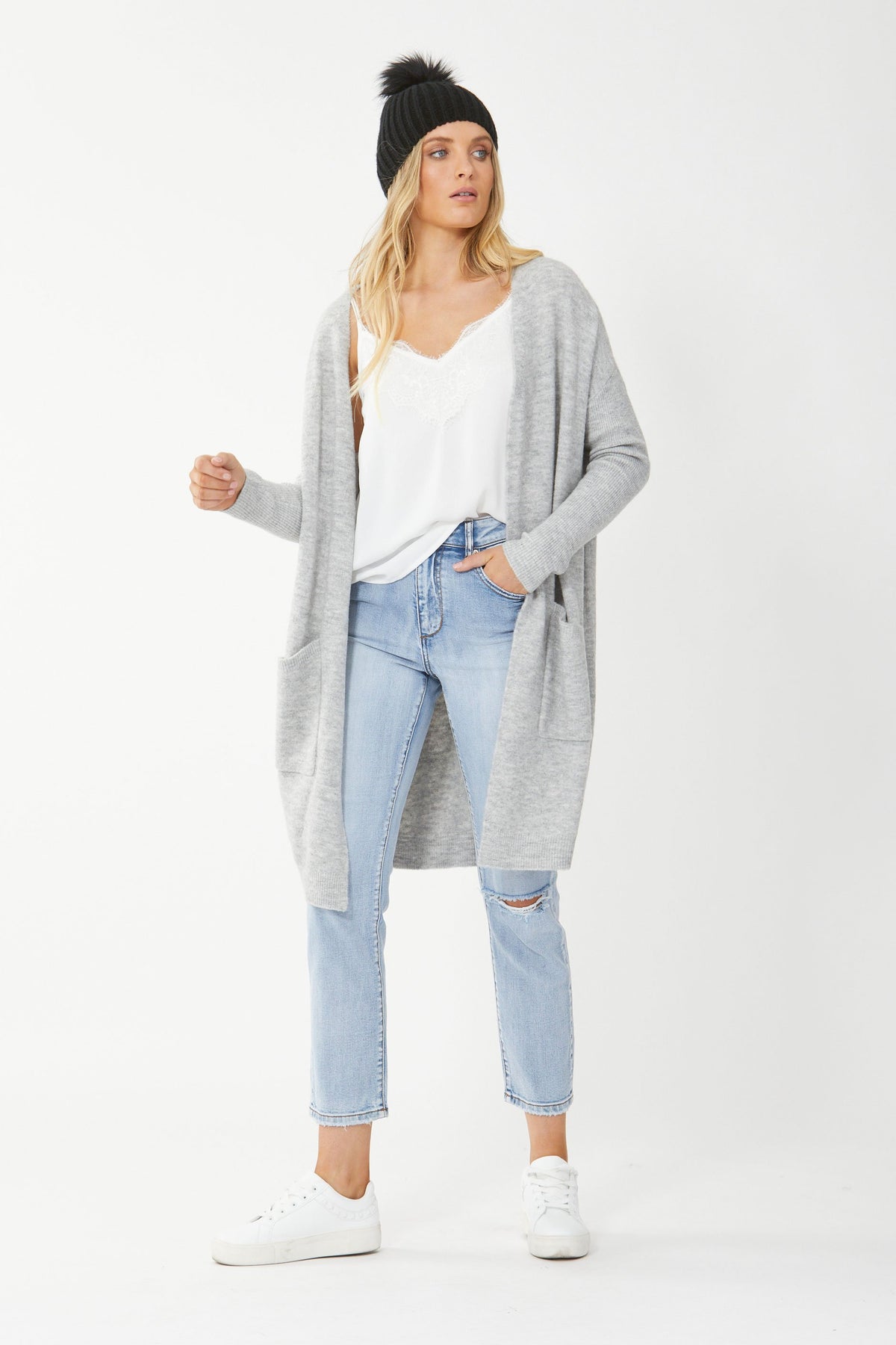 [TEST] Eden Rib Sleeve Cardi