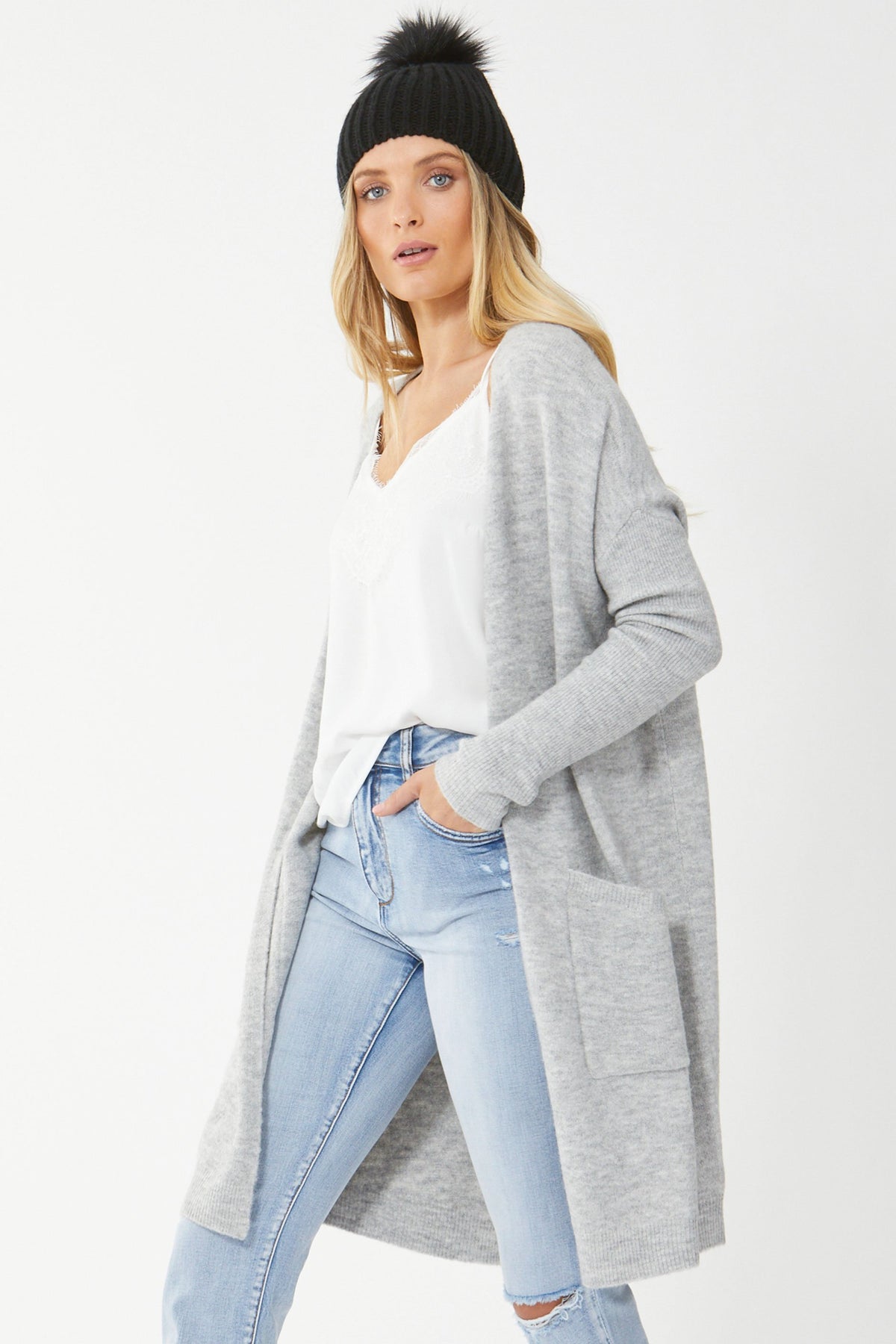 [TEST] Eden Rib Sleeve Cardi