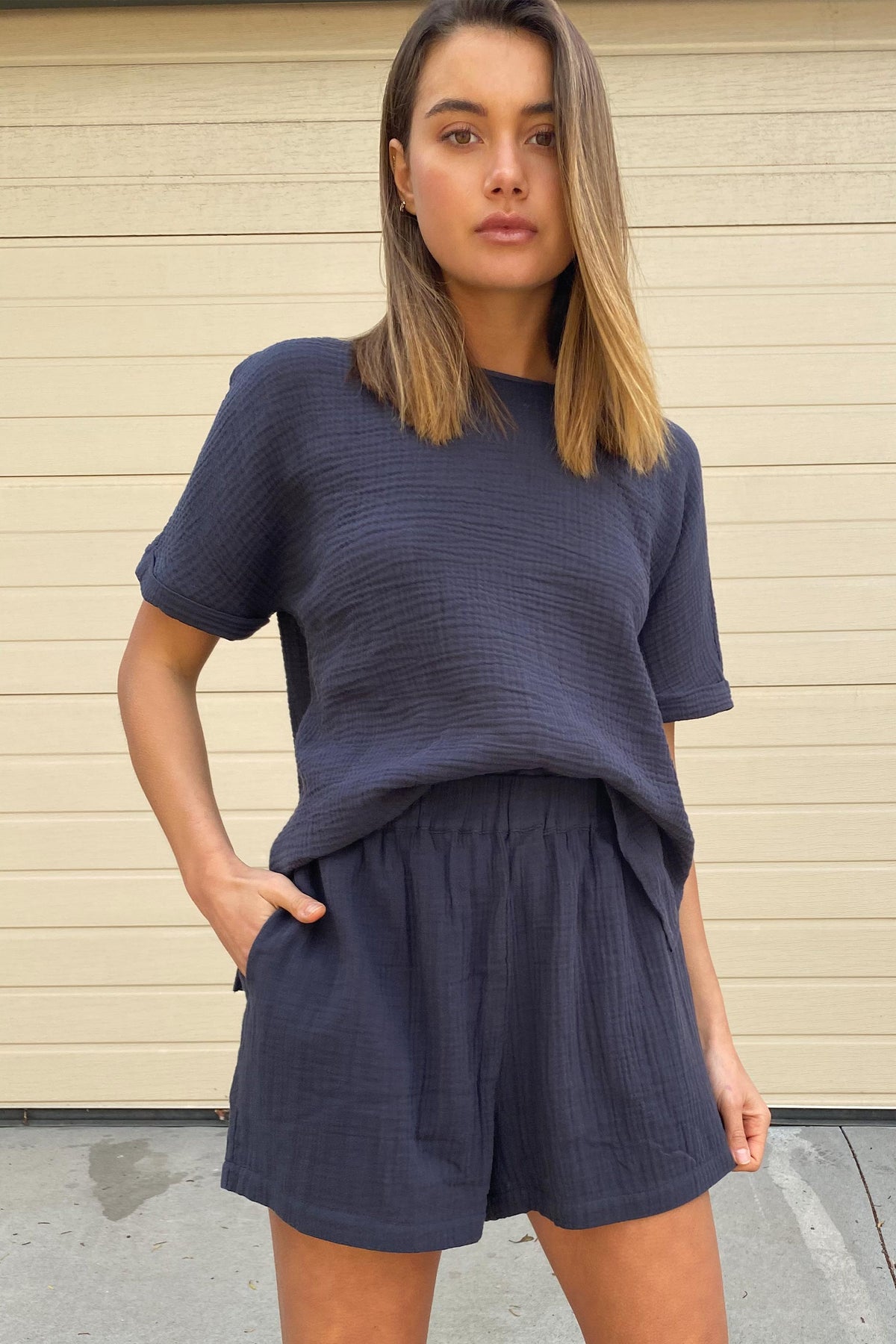 [TEST] Misa Textured Short