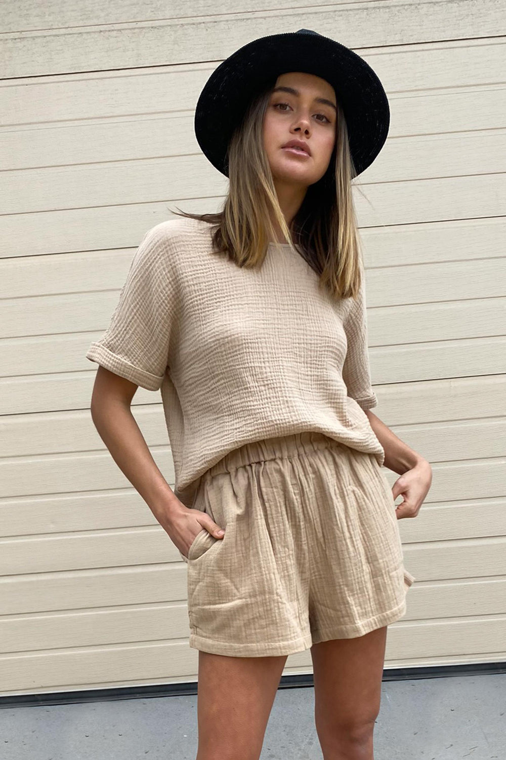 [TEST] Misa Textured Short