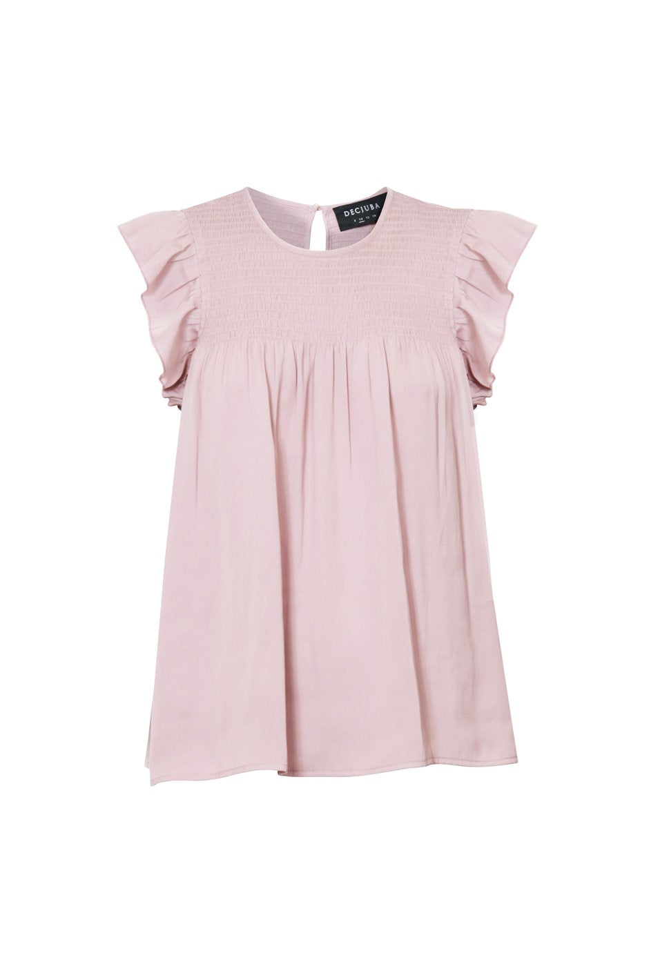 [TEST] Elise Shirred Ruffle Top