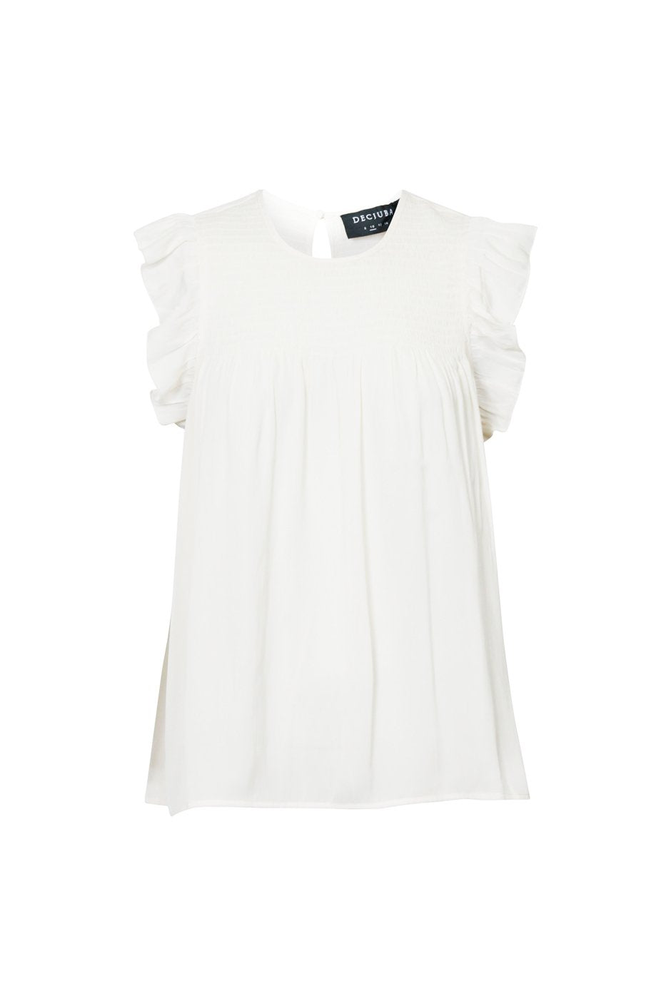 [TEST] Elise Shirred Ruffle Top