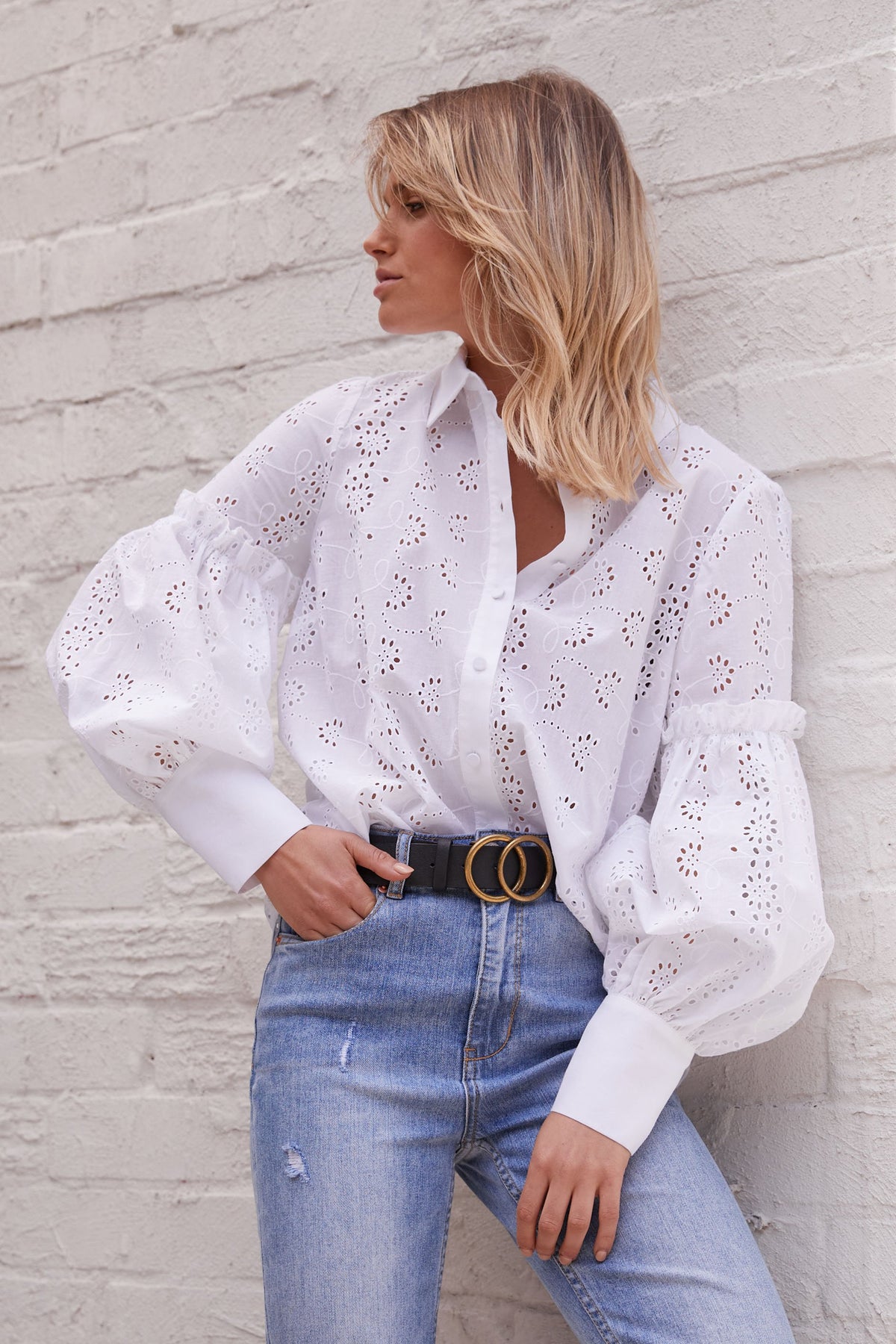 [TEST] Blake Broderie Shirt
