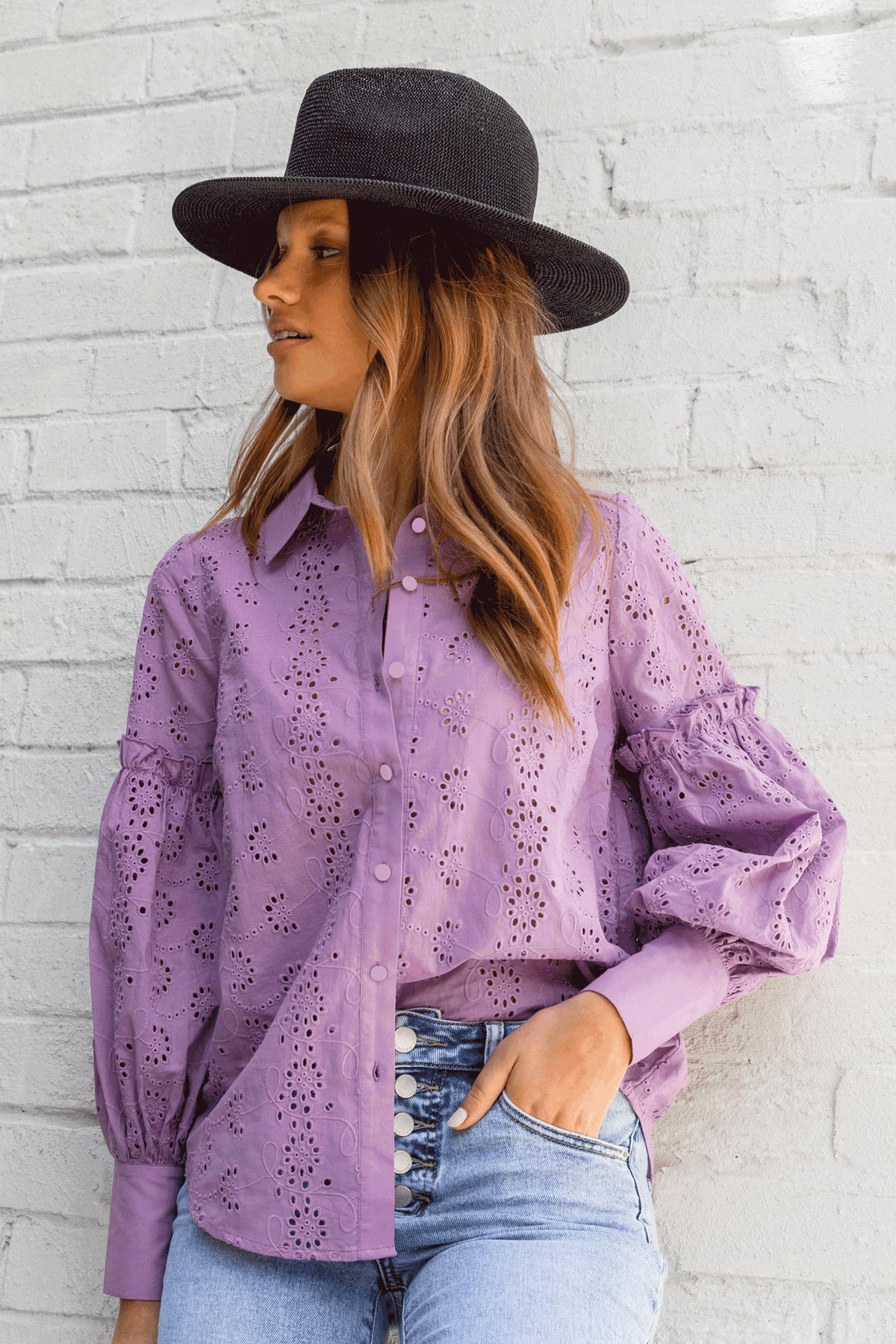 [TEST] Blake Broderie Shirt