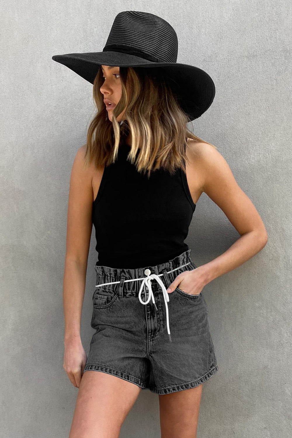 [TEST] Blair Button Up Paperbag Short