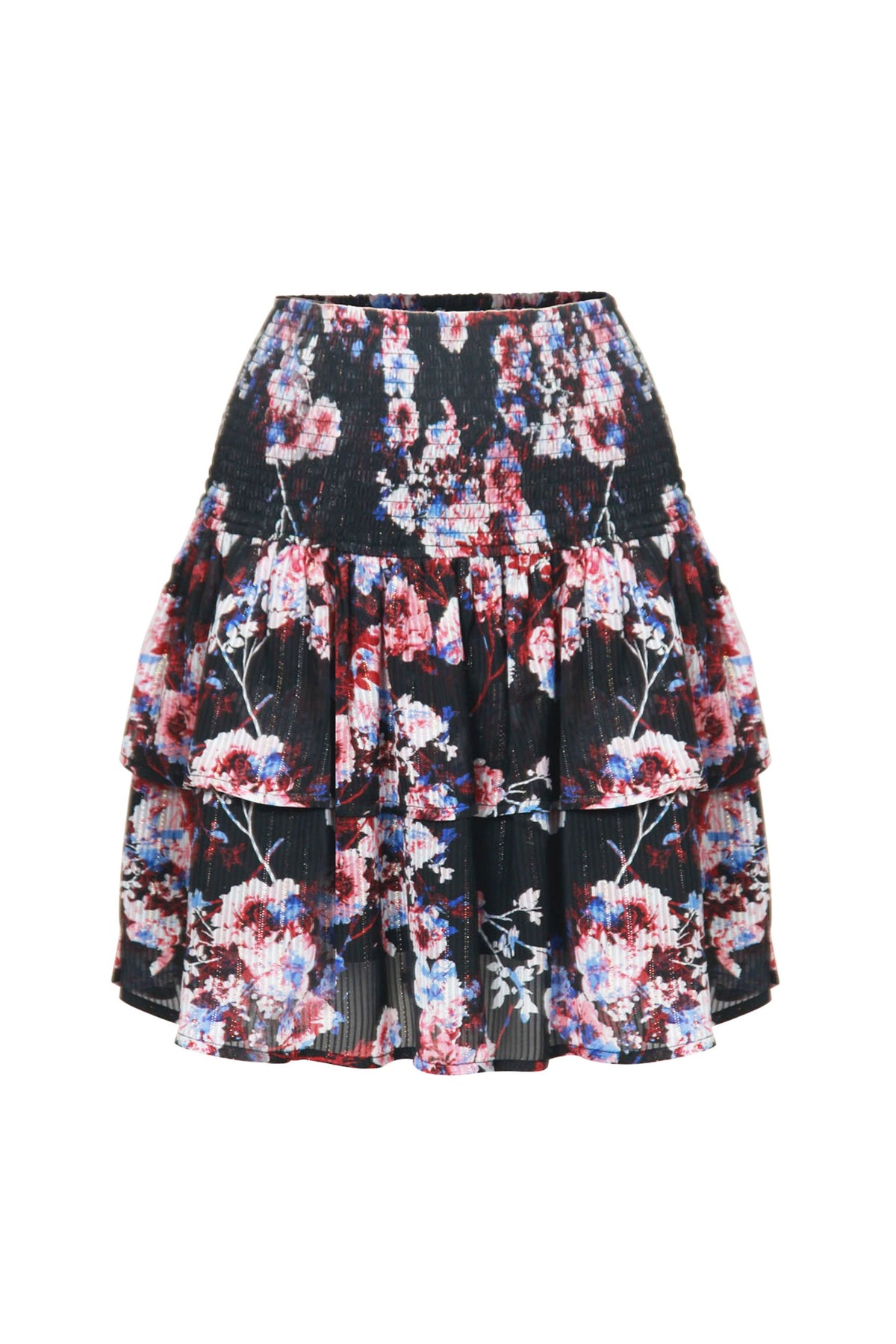 [TEST] Mini Shirred Ruffle Skirt