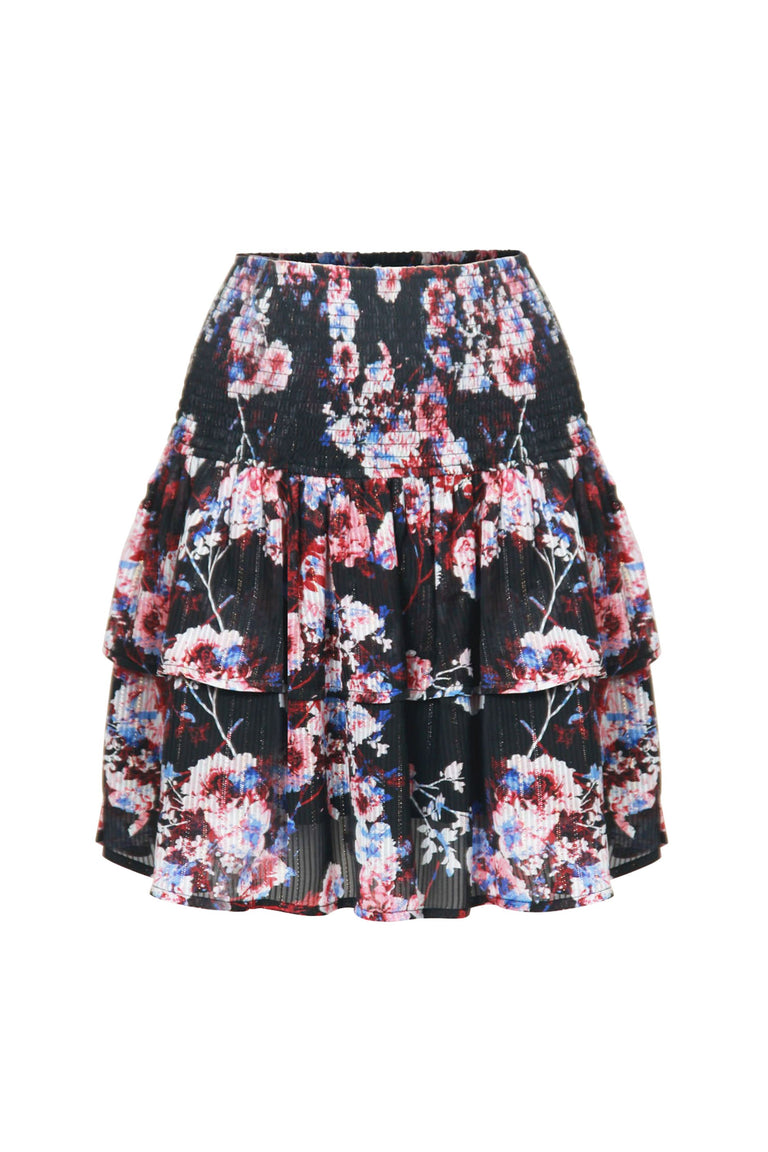 [TEST] Mini Shirred Ruffle Skirt