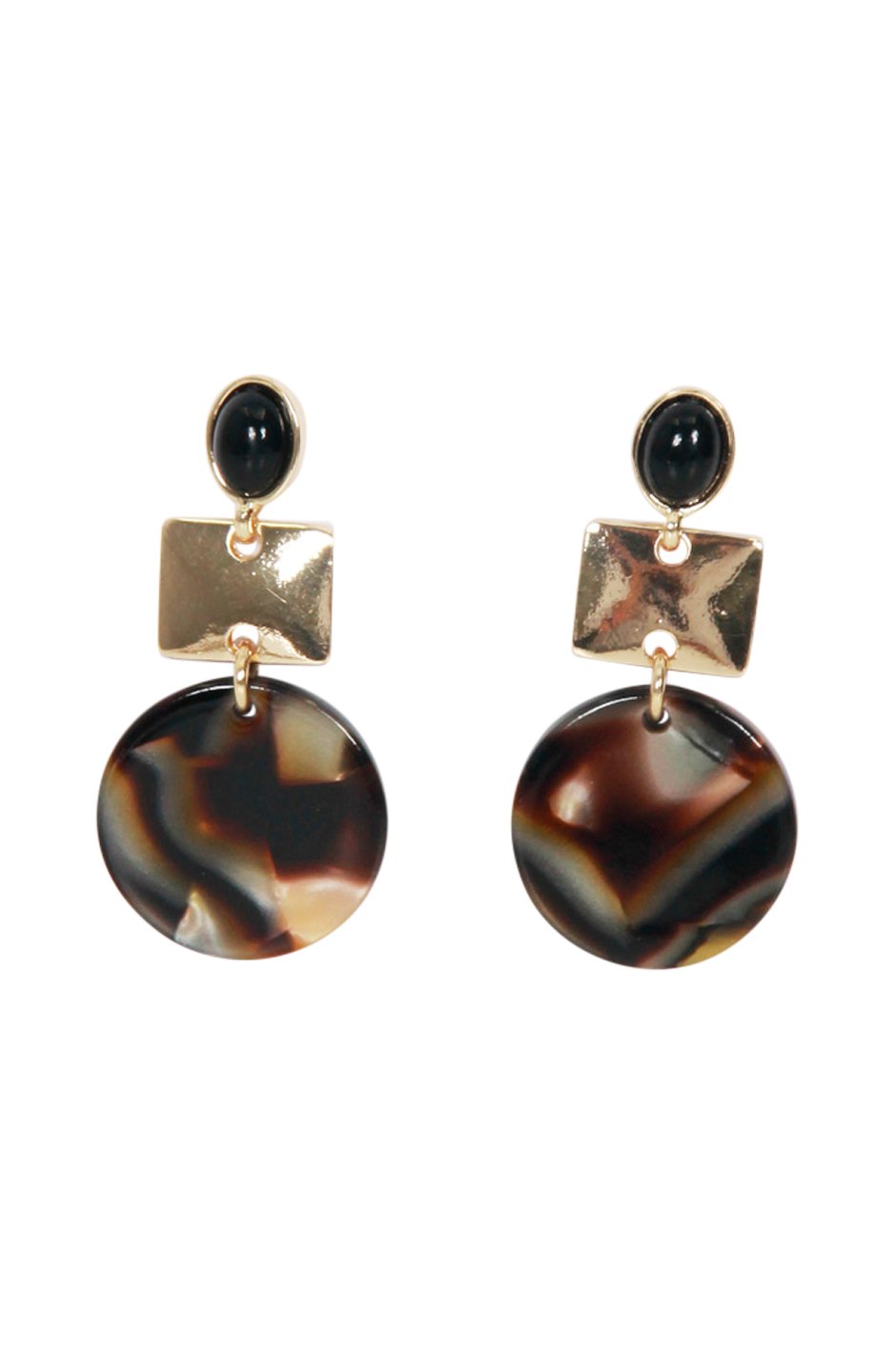 [TEST] Emma Mixed Shape Drop Earrings