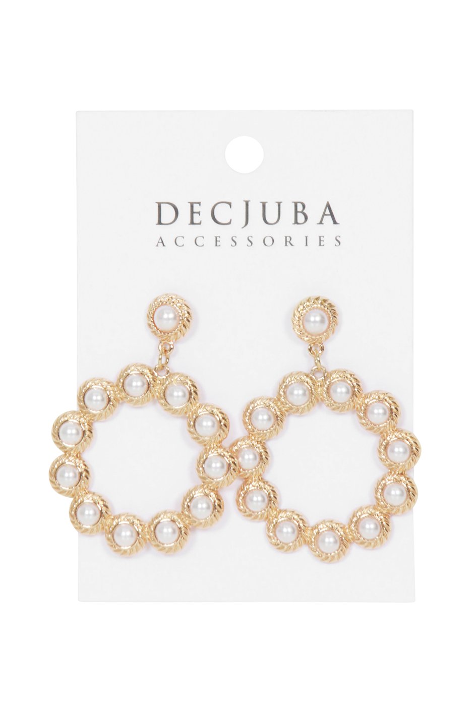 [TEST] Evie Pearl Circle Earrings