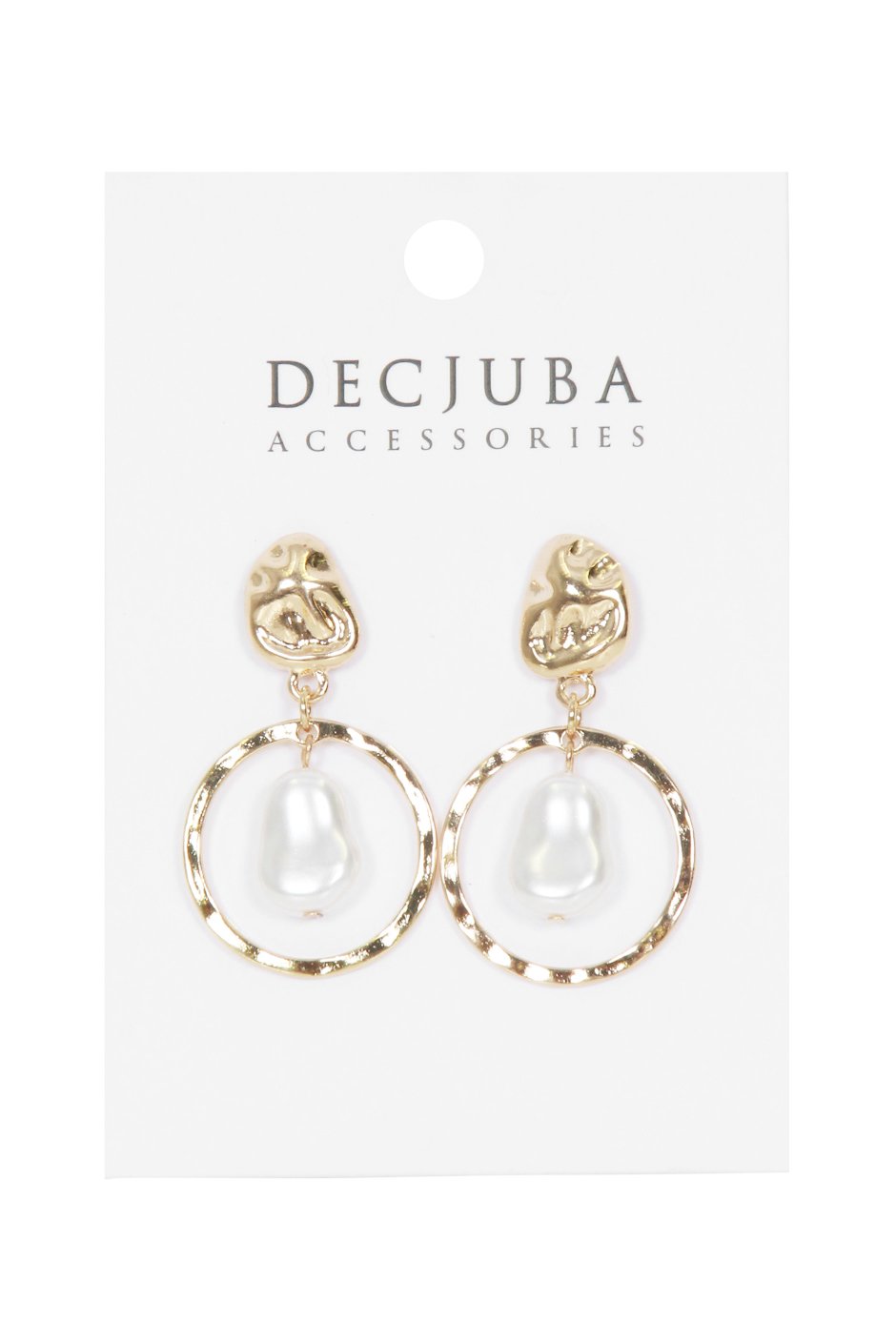 [TEST] Eloise Pearl Circle Earrings