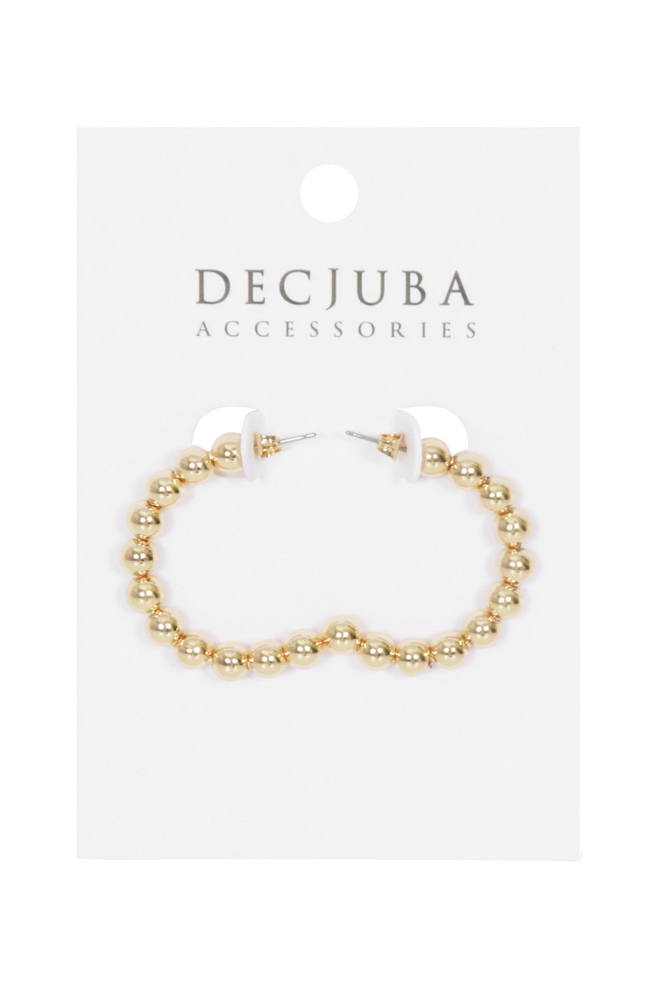 [TEST] Giselle Bead Hoop Earrings