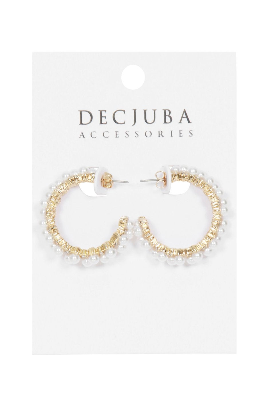 [TEST] Gertie Pearl Hoop Earrings
