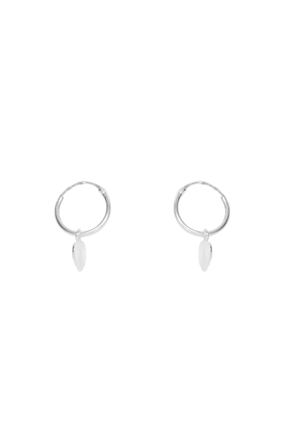 [TEST] Textured Heart Hoop Earrings