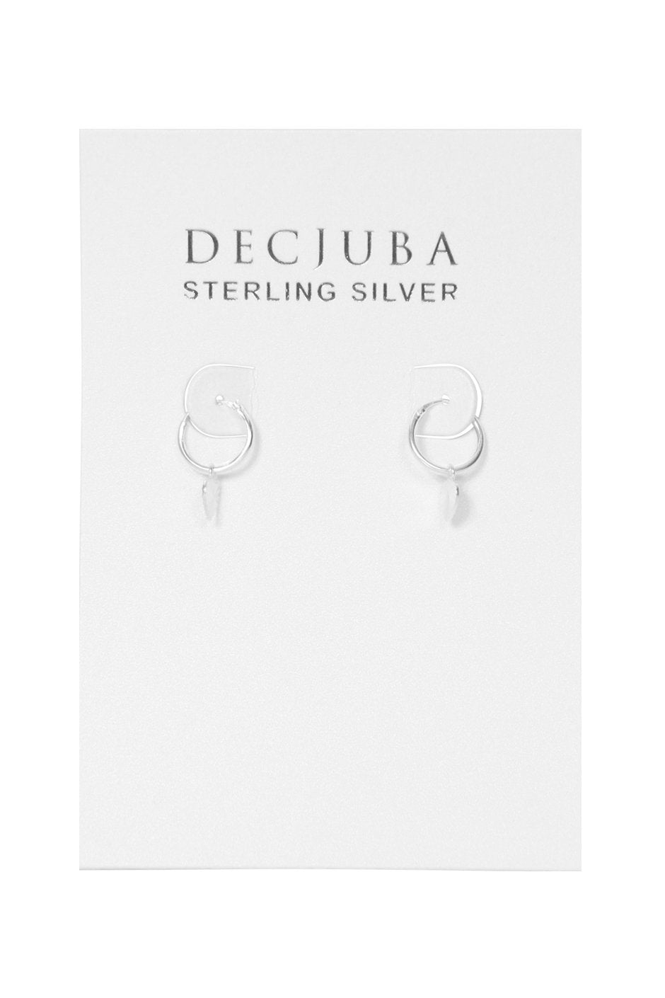 [TEST] Textured Heart Hoop Earrings