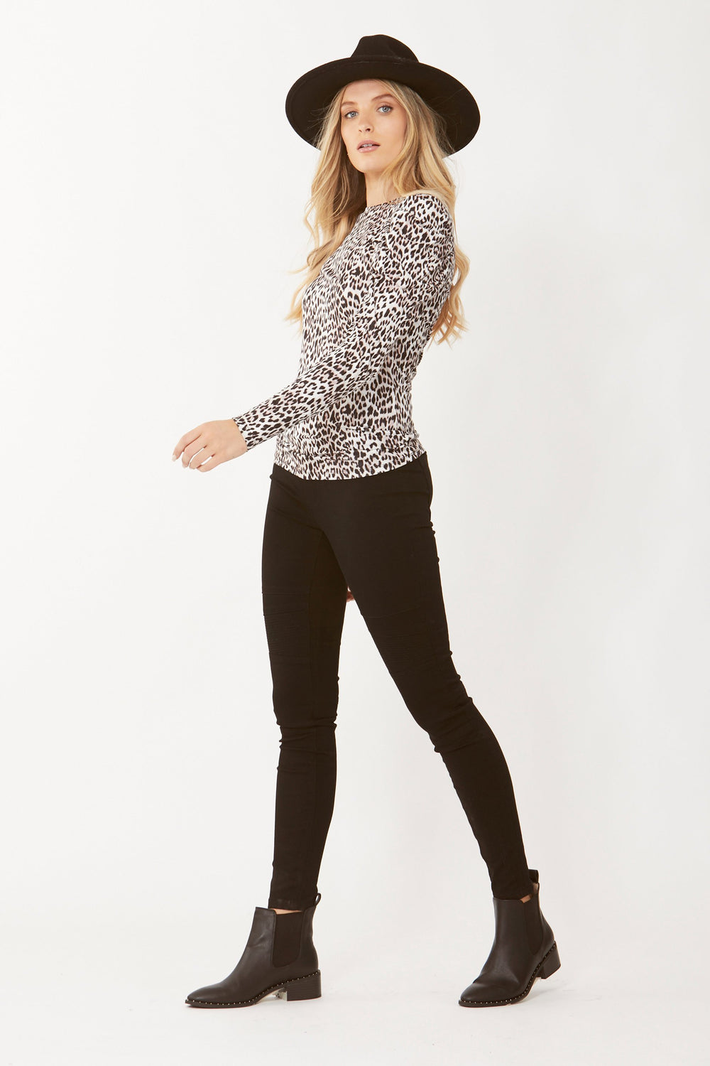 [TEST] Teagan Puff Sleeve Print Top