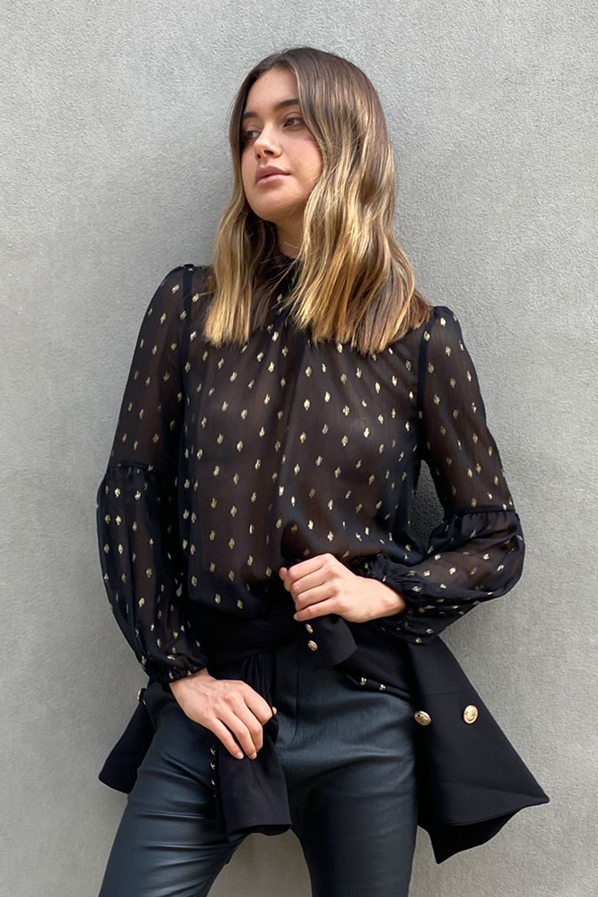[TEST] Arielle Balloon Sleeve Blouse