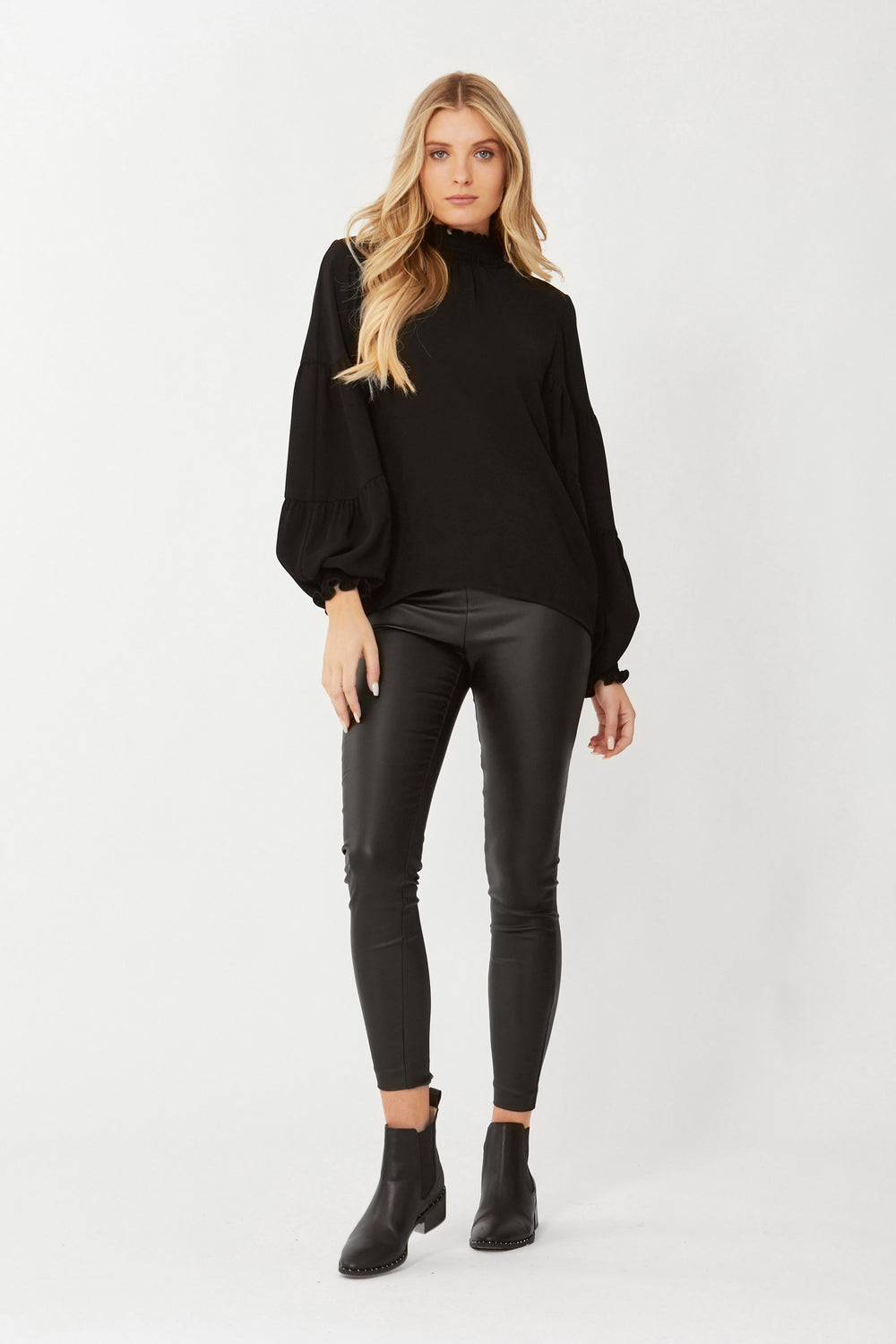[TEST] Ivy Seamed Sleeve Blouse