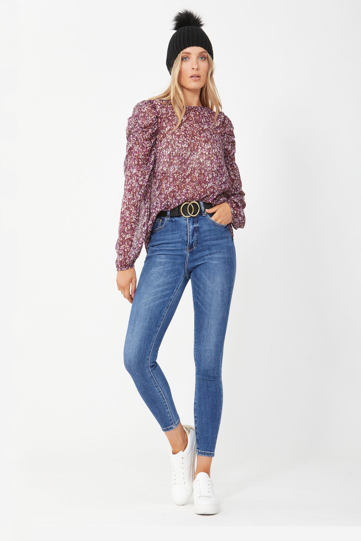[TEST] Harlie Crew Neck Blouse