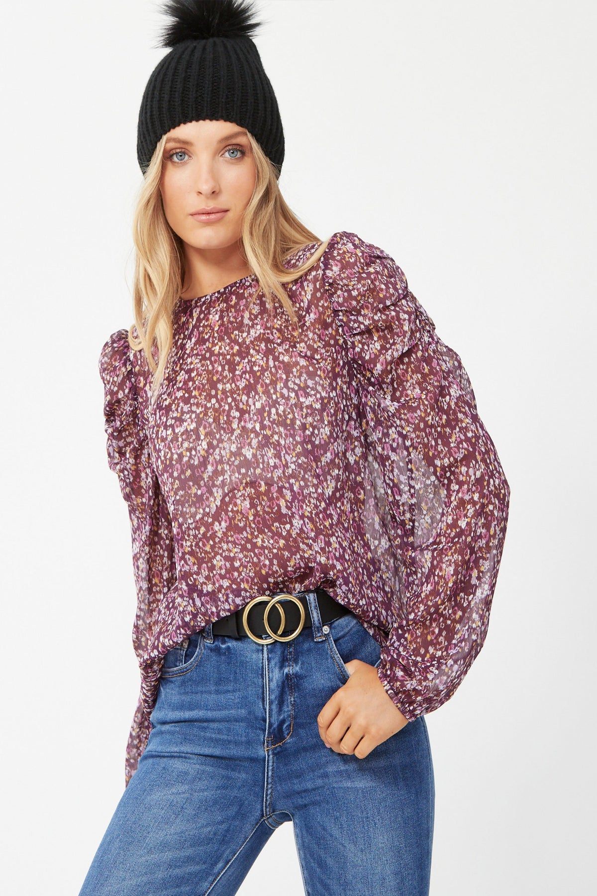 [TEST] Harlie Crew Neck Blouse