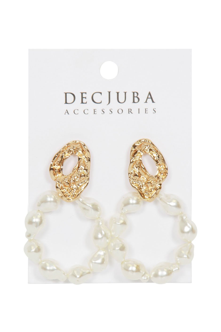 [TEST] Faye Pearl Circle Earrings