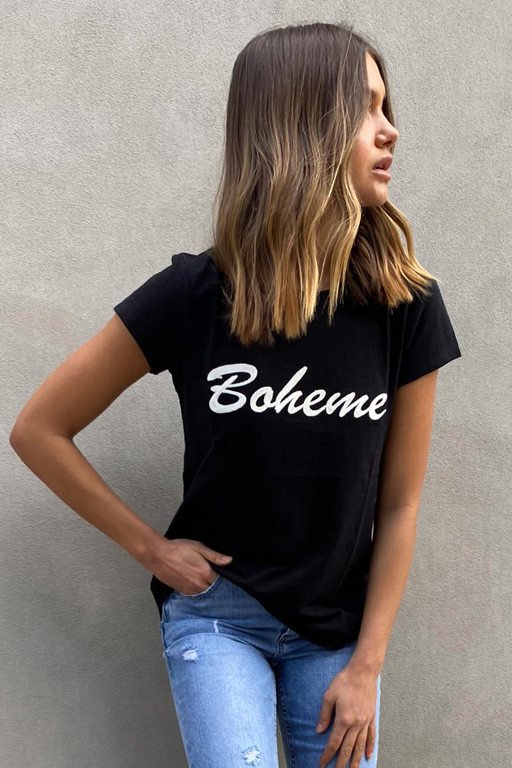 [TEST] Boheme Embroidered Tee