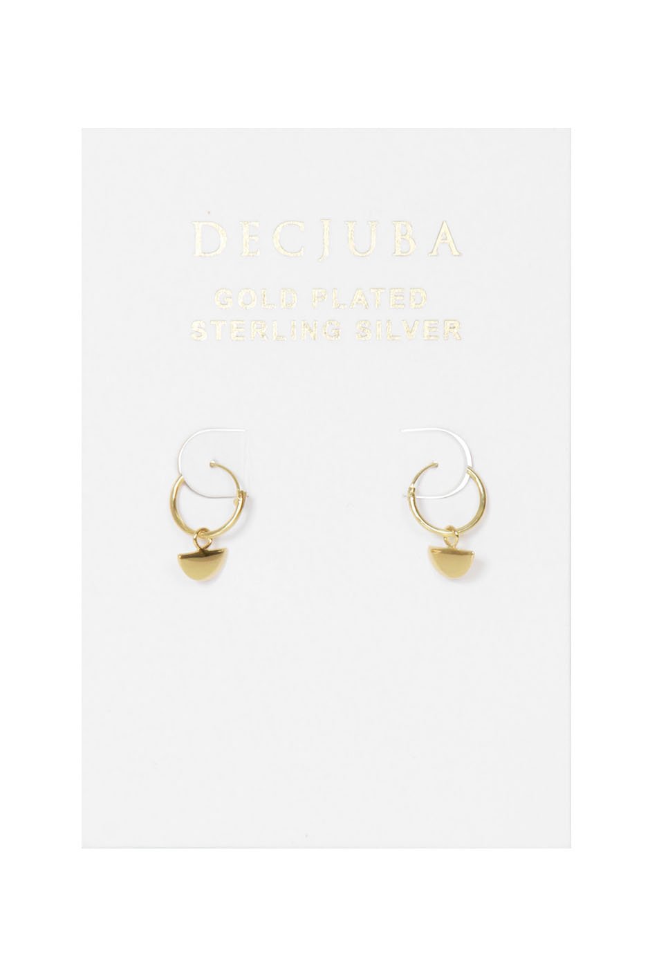 [TEST] Half Circle Drop Hoop Earrings