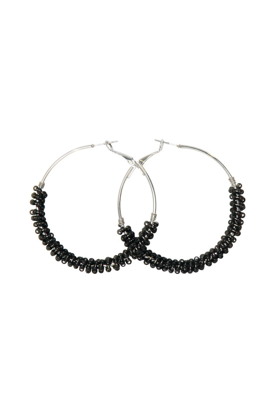 [TEST] Henny Beaded Hoop Earrings