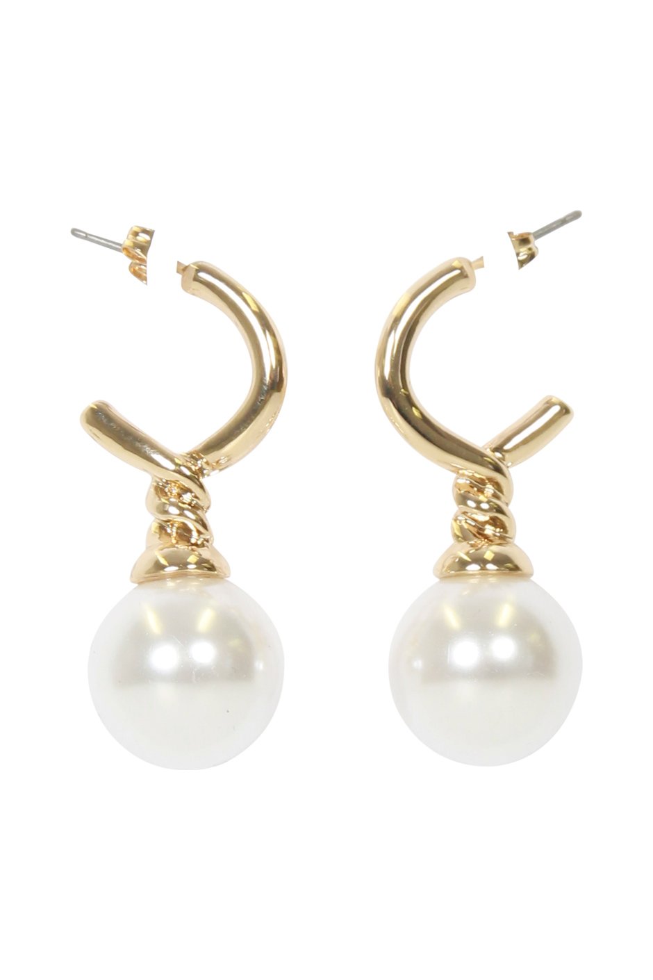 [TEST] Halo Hoop Pearl Earrings