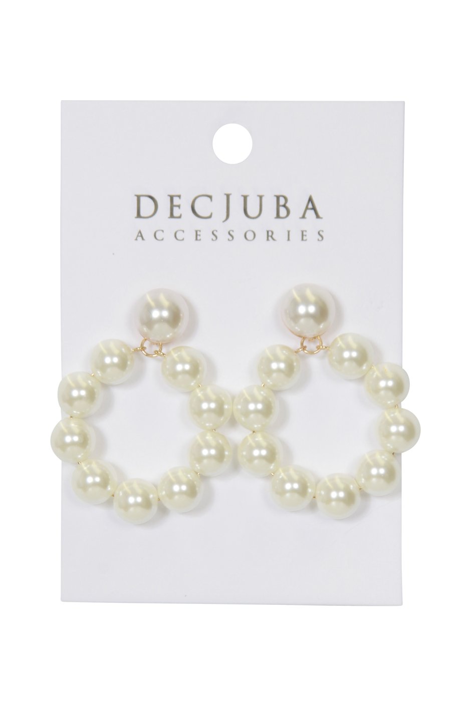 [TEST] Hudson Pearl Circle Earrings
