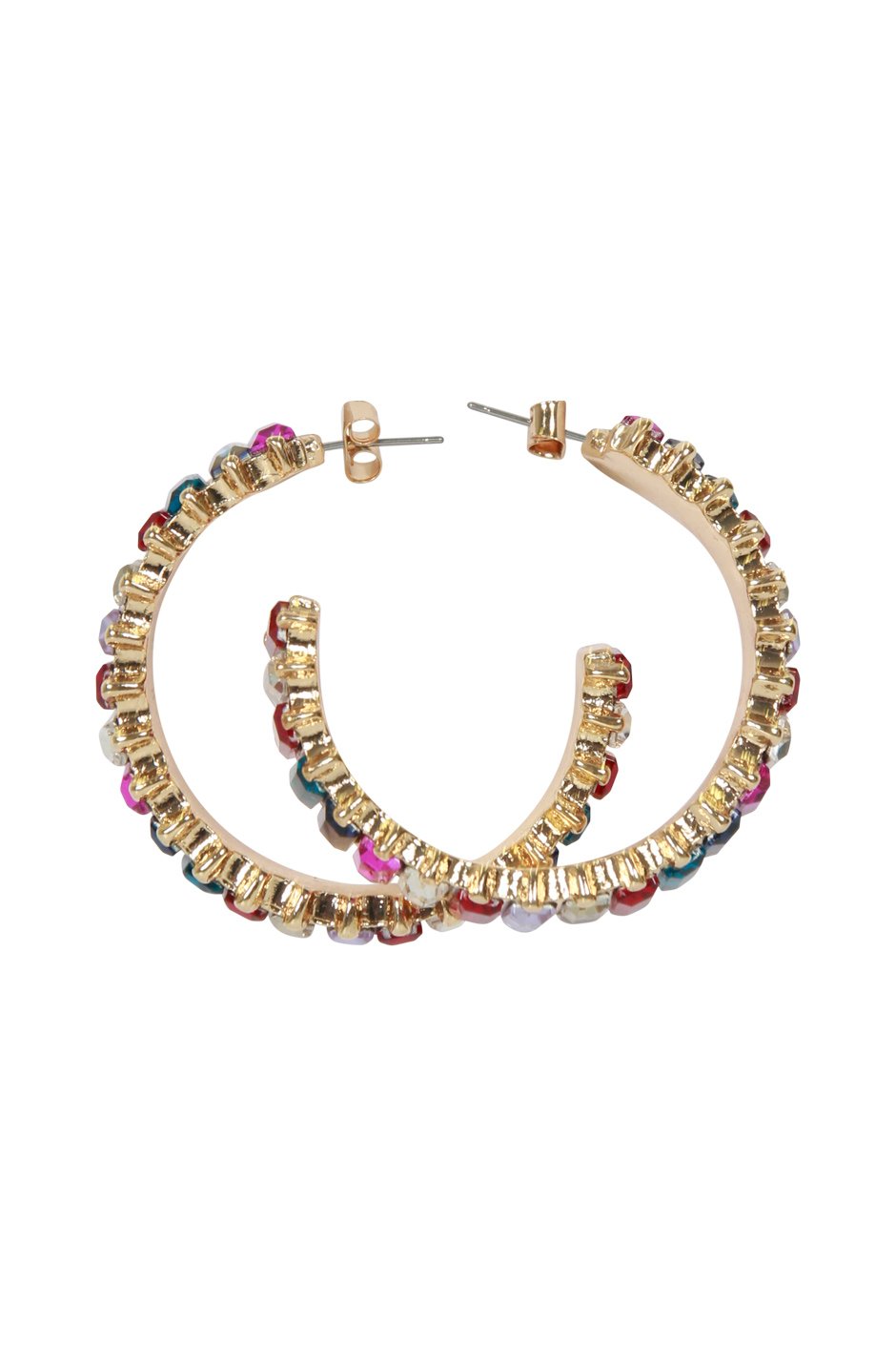 [TEST] Hattie Jewel Hoop Earrings
