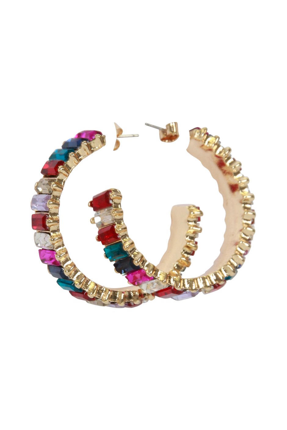 [TEST] Hattie Jewel Hoop Earrings