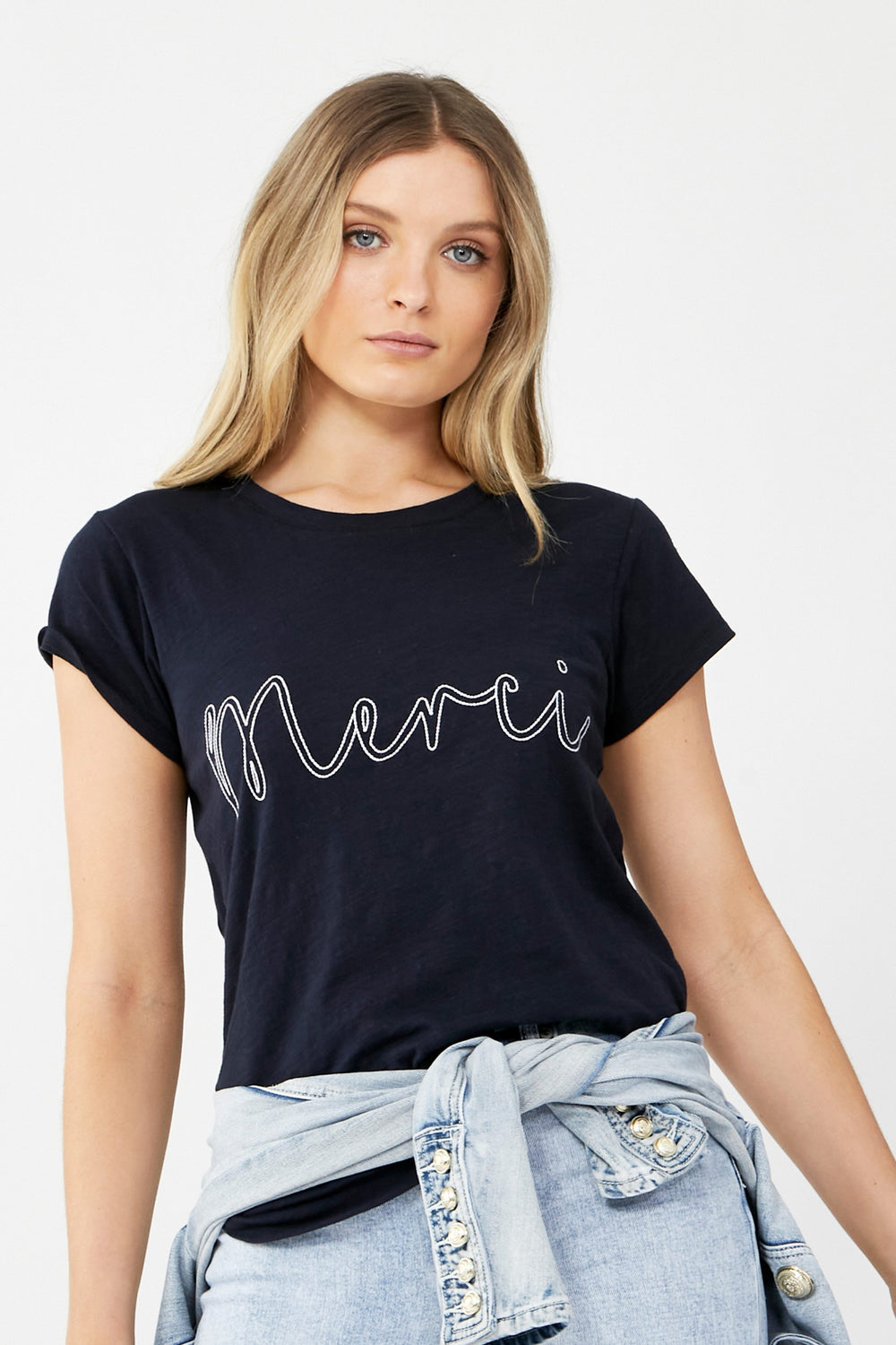 [TEST] Merci Embroidered Tee