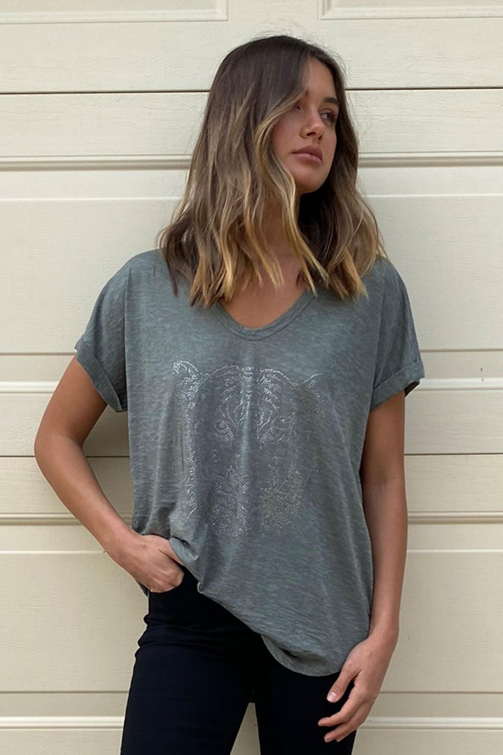 [TEST] Tiger Studded Tee