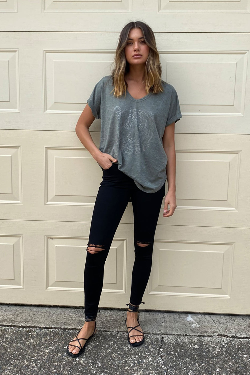 [TEST] Tiger Studded Tee