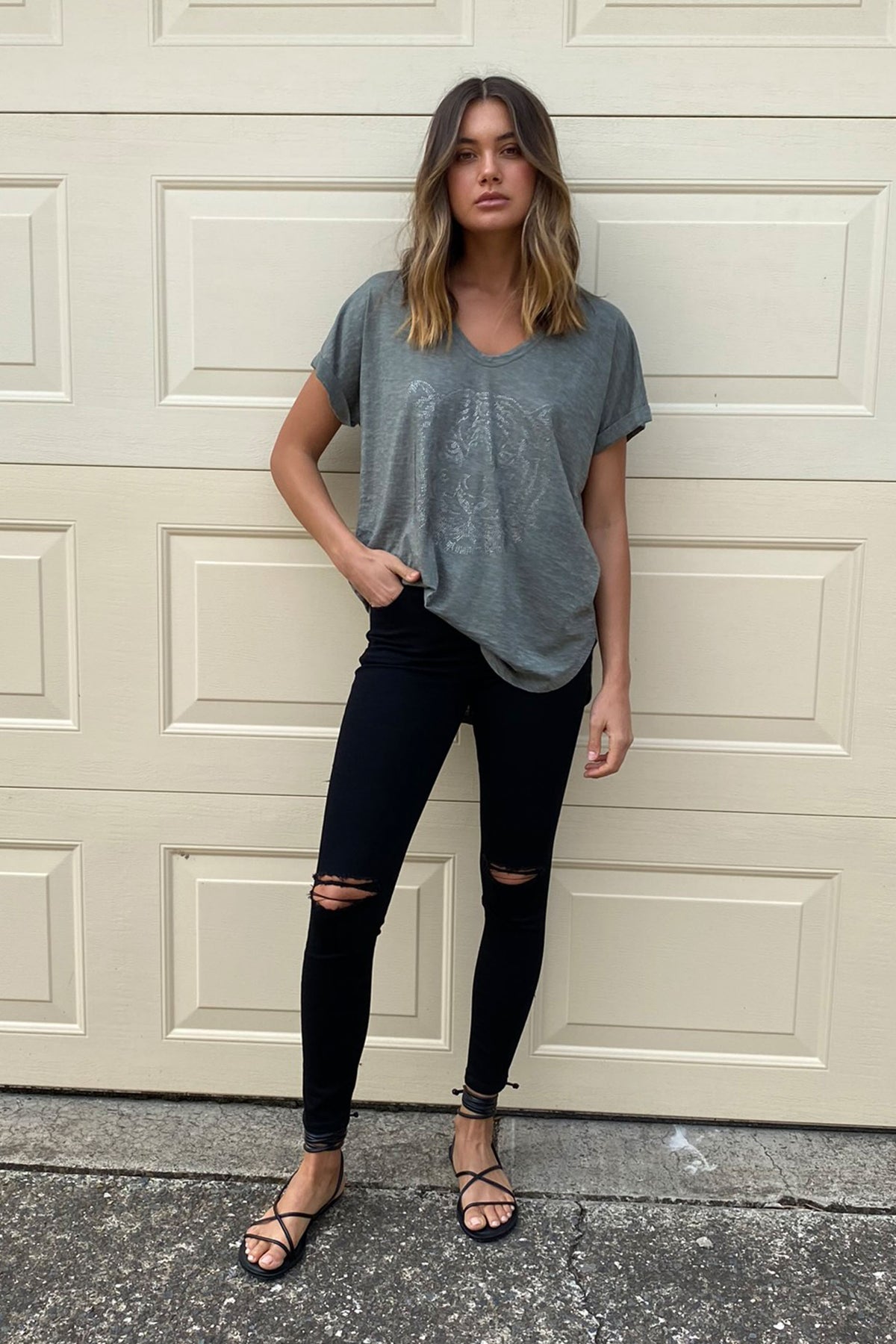 [TEST] Tiger Studded Tee