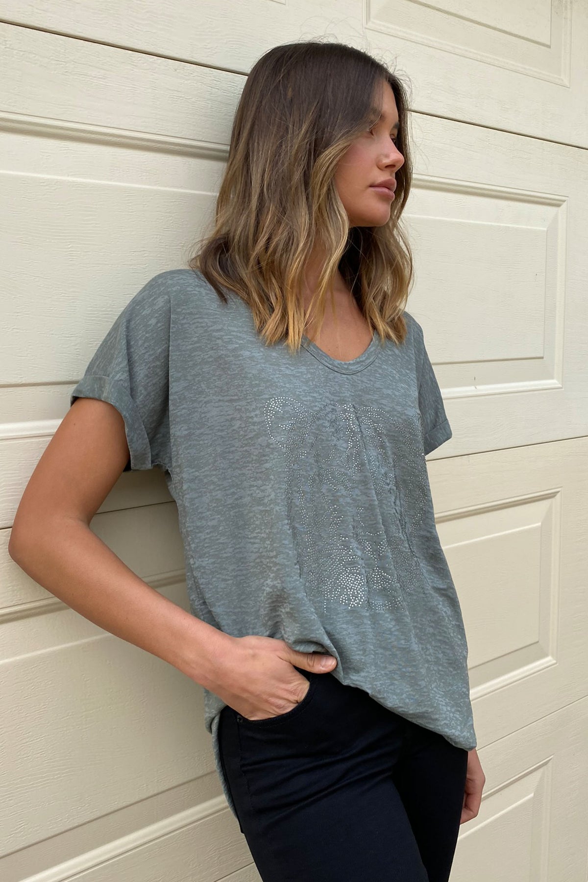 [TEST] Tiger Studded Tee