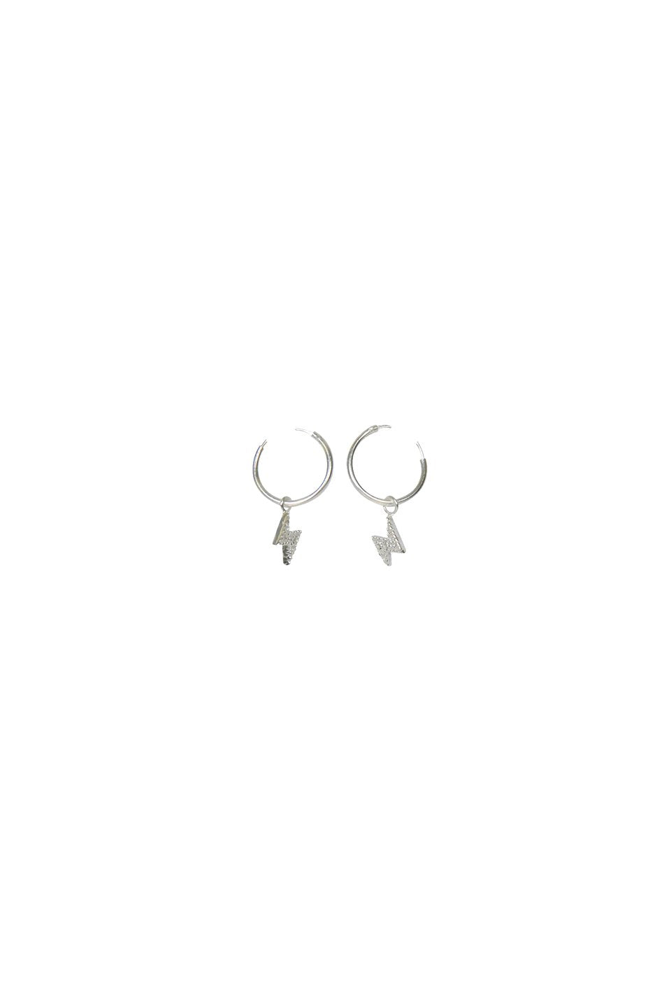 [TEST] Stone Set Star Lightning Hoops