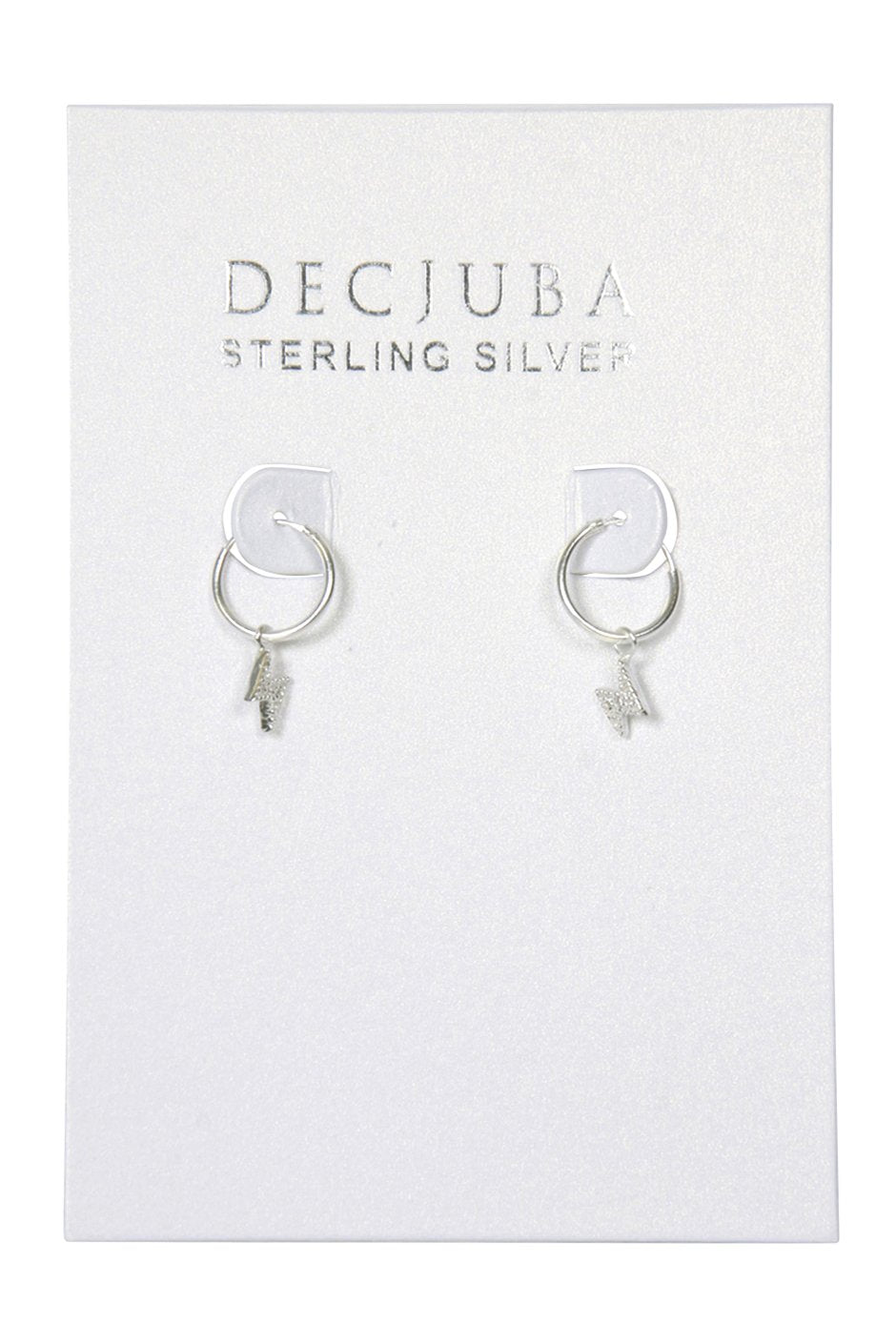 [TEST] Stone Set Star Lightning Hoops