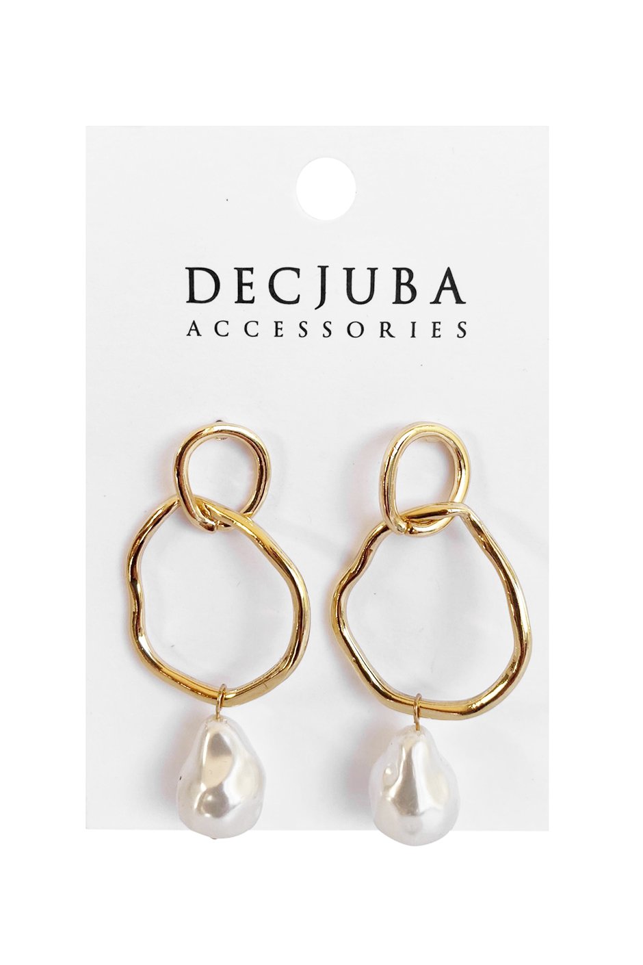 [TEST] Ivy Dual Circle Pearl Earrings